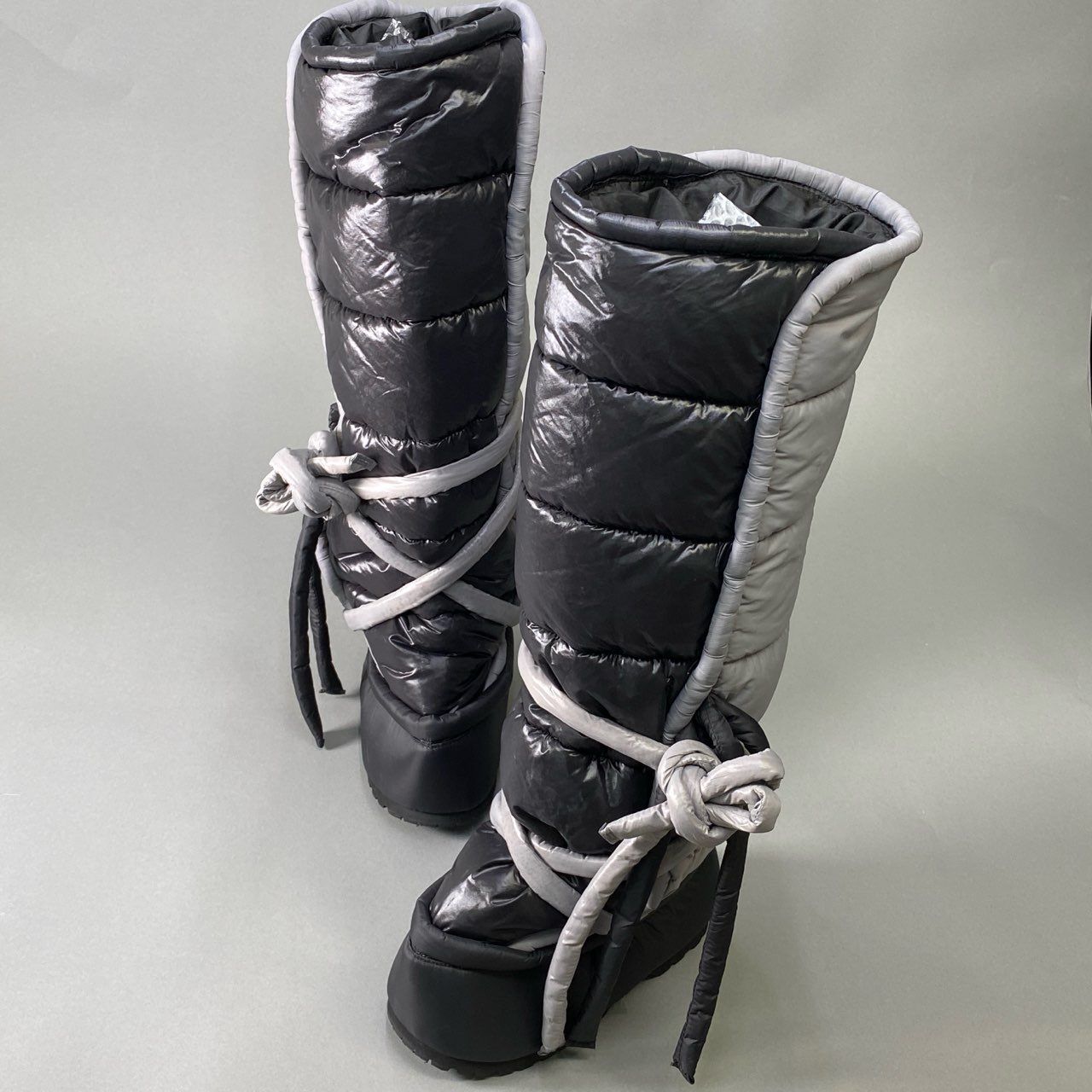 1i4 OTTOLINGER オットリンガー MOON BOOTS ムーンブーツ 37/38 グレー ブラック Hype Beast プラットフォーム 厚底 シューズt18r