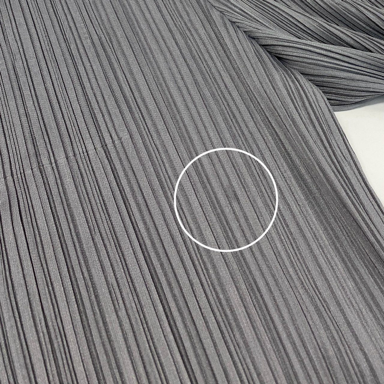 42h22 PLEATS PLEASE プリーツプリーズ イッセイミヤケ プリーツ加工 リラックスパンツ PP55-JF111 サイズ1 グレー ポリエステル レディースu02t