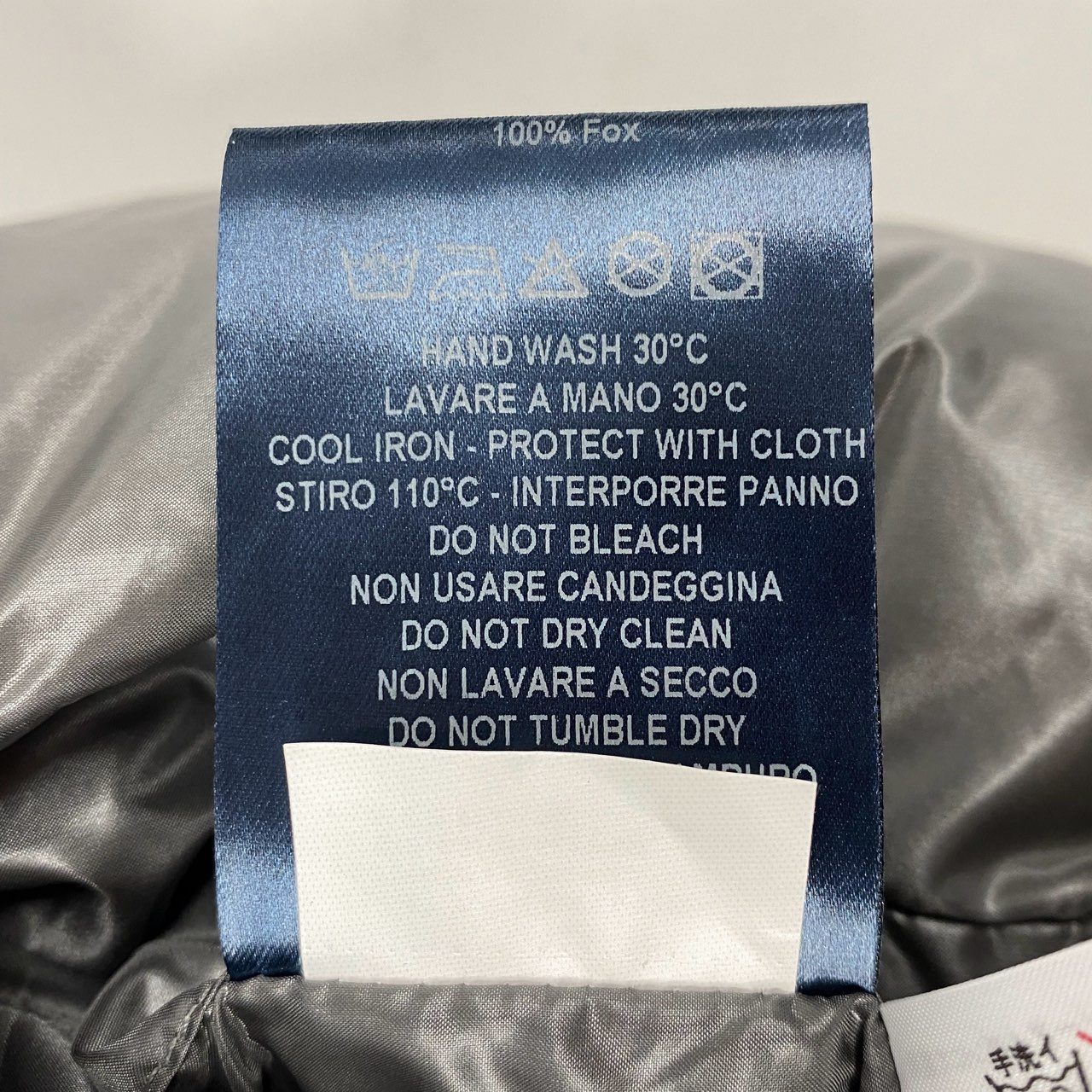 75j29 HERNO ヘルノ ロング ダウンコート アウター フォックスファー着脱可 21633DP 12017 2000 42サイズ グレー レディースu02t