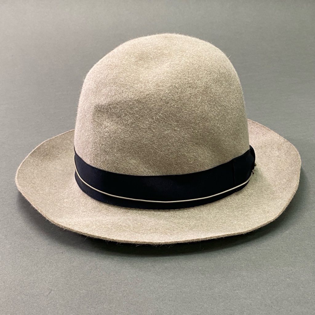 d8-1 Borsalino ボルサリーノ ラヴィットハット フェルト イタリア製 Qualita Superiore クオリタスペリオーレ 114561 59 グレー pelo 100%