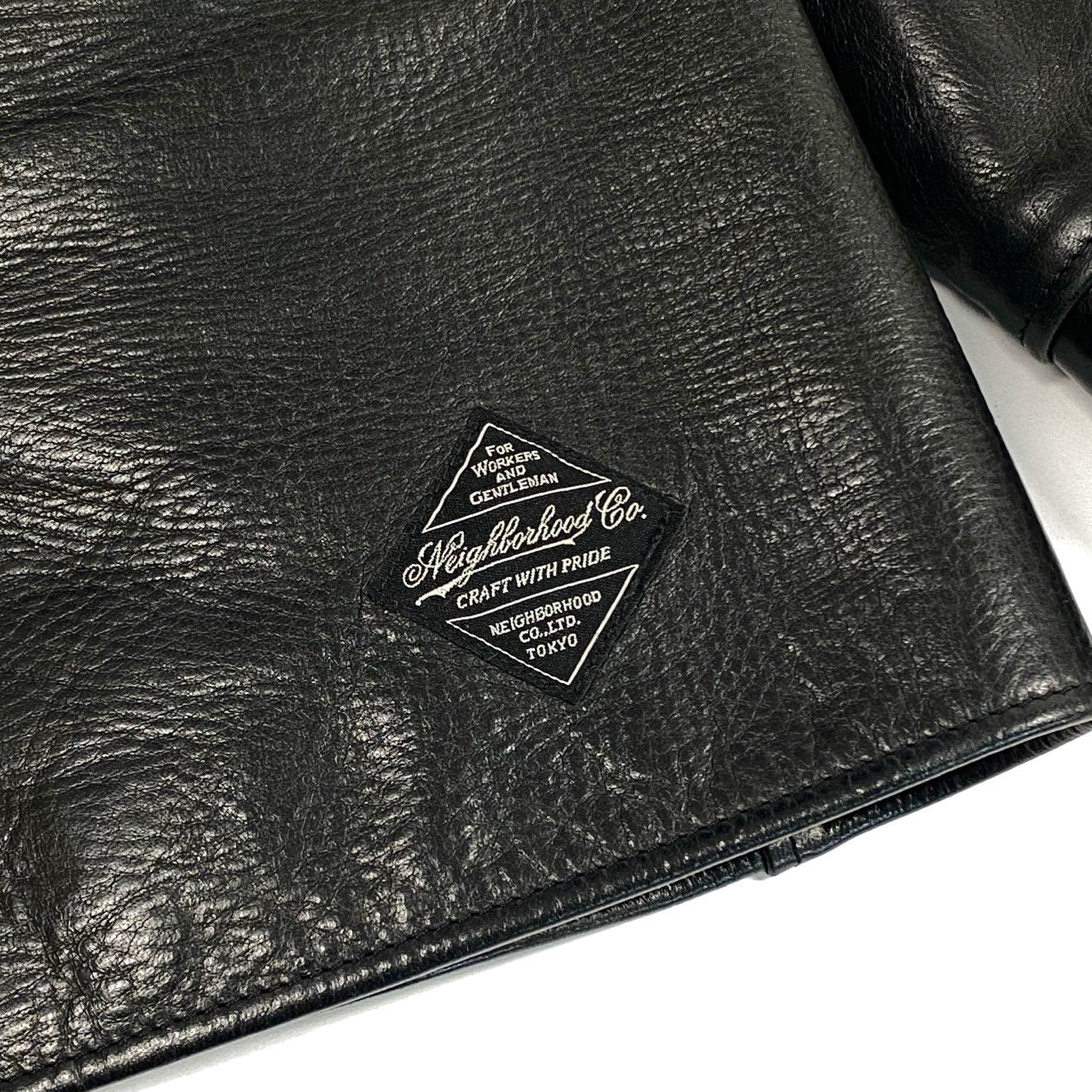 34j27 NEIGHBORHOOD ネイバーフッド レザージャケット フライトジャケット HUDSON / Hl-JKT 襟ボア 馬革 羊革 Leather 142CCNH-JKM01 L ブラックo07t