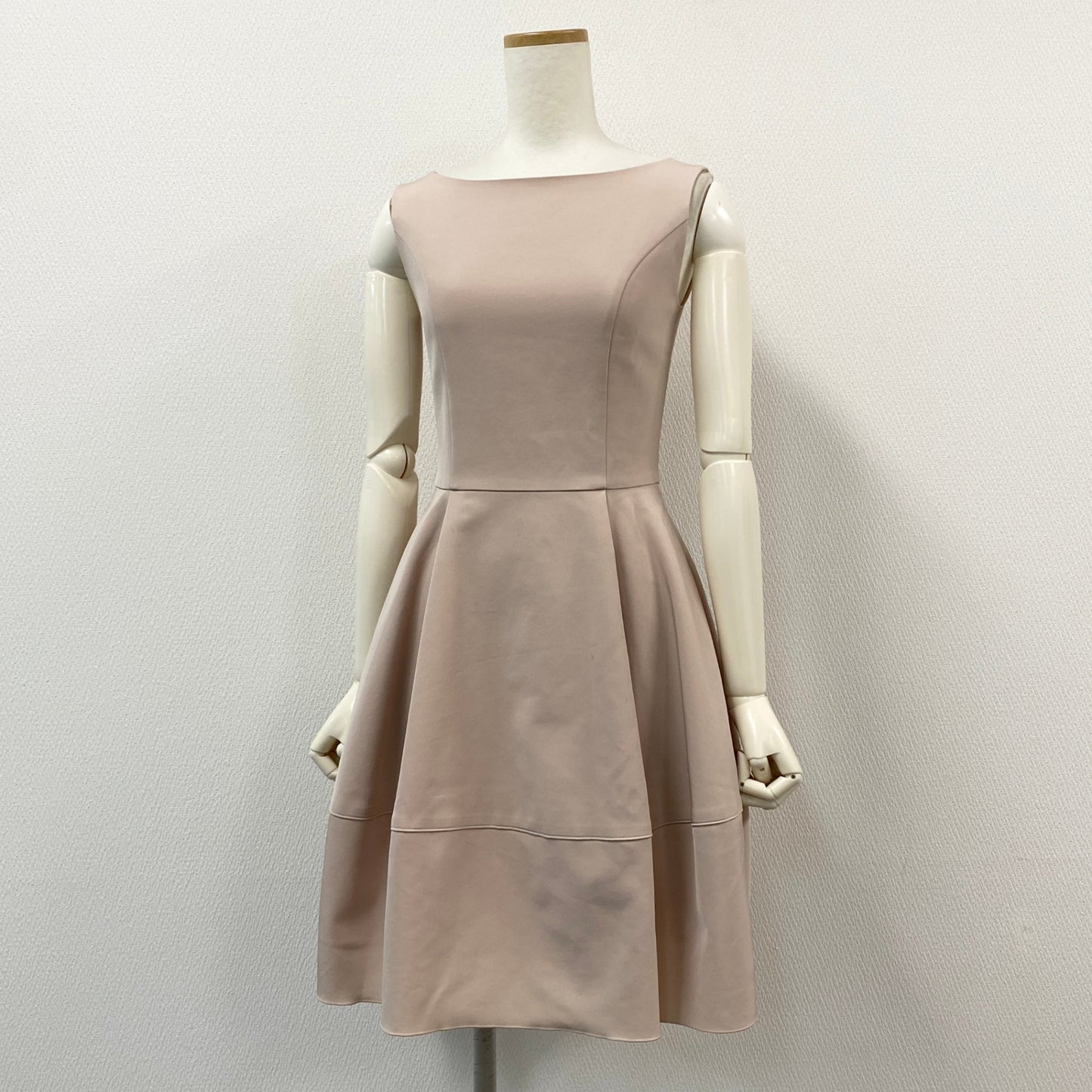 16h9 FOXEY NEW YORK フォクシーニューヨーク ノースリーブワンピース Barron バロンドレス 36344 38 ピンク レディースu02t