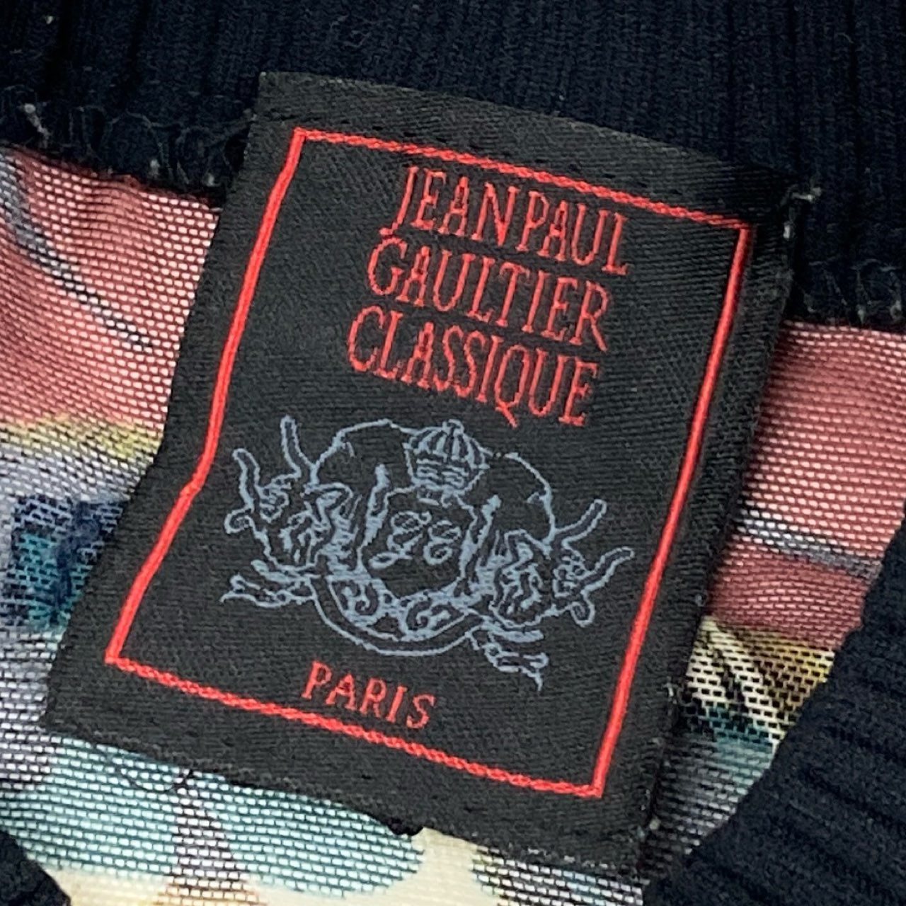 52d10 Jean Paul GAULTIER CLASSIQUE ジャンポールゴルチエ 98-99 パワーネット セカンドスキン 長袖Tシャツ カットソー トップス 90s アーカイブ サイズ40 マルチカラー レディース 日本製