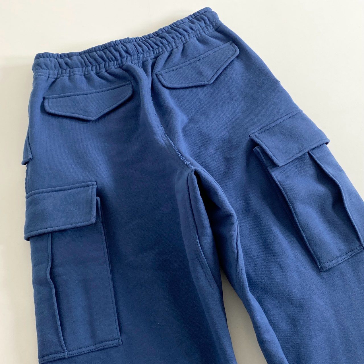 87i1 23SS SUGARHILL シュガーヒル SWEAT CARGO TROUSERS PANTS 1 ブルー スウェット カーゴトラウザーズパンツ