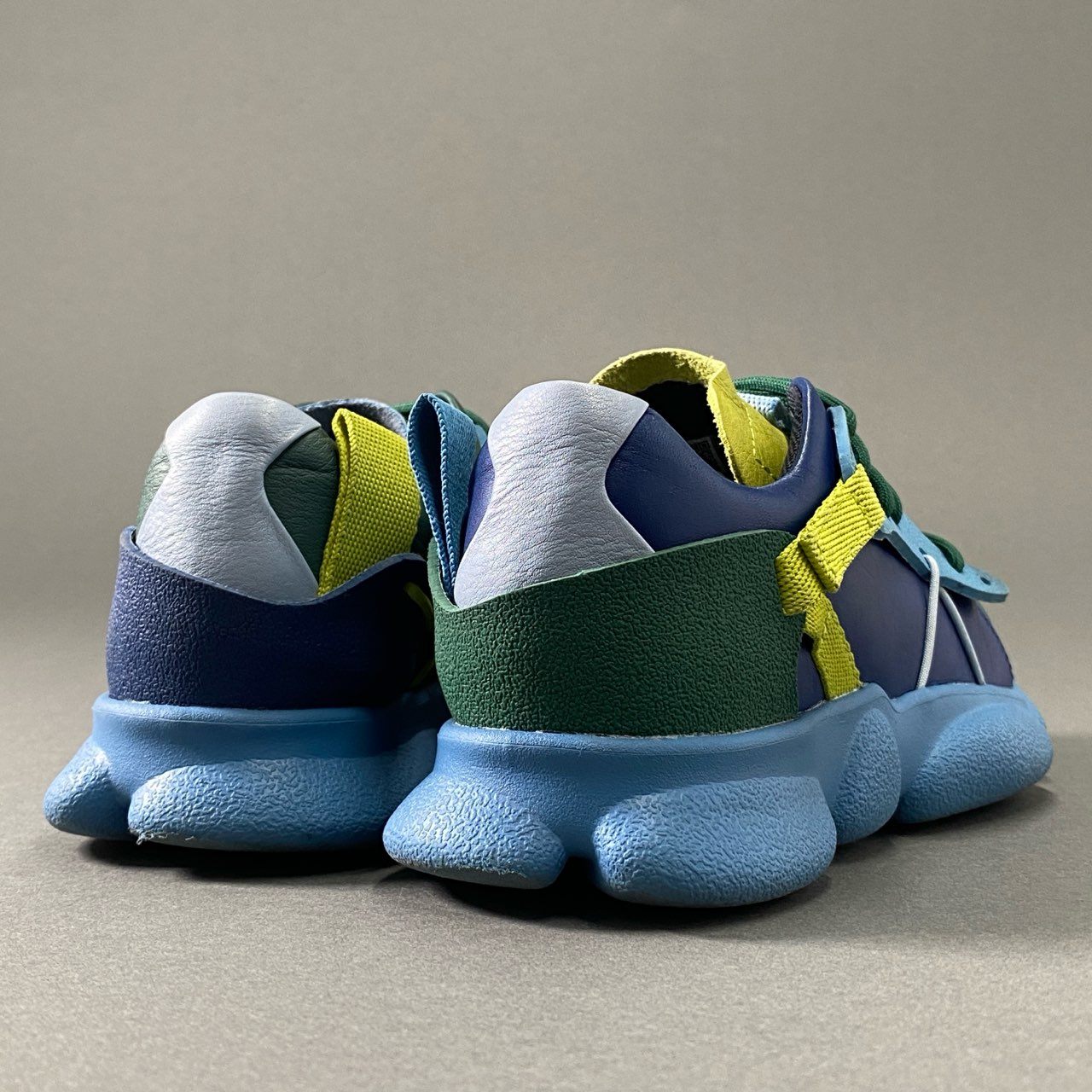 9f24 【美品】 CAMPER カンペール TWINS ツインズ KARST カースト レザースニーカー K201439-009 36 マルチカラー オーソライト レディース