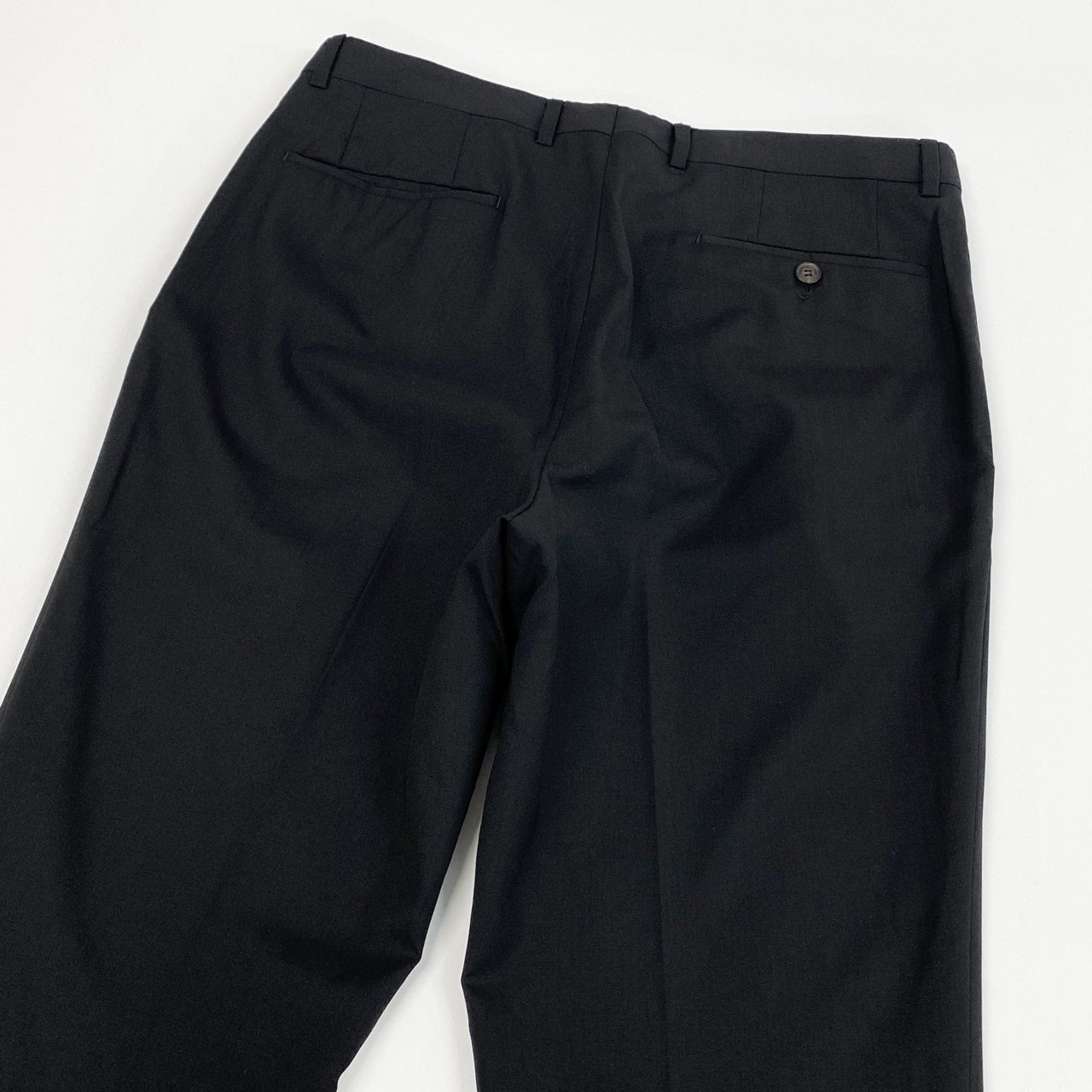 65i29 イタリア製 GUCCI グッチ シングルスーツ セットアップ ビジネス サイズ48 ブラック ウールポリウレタン メンズ オールドk02i