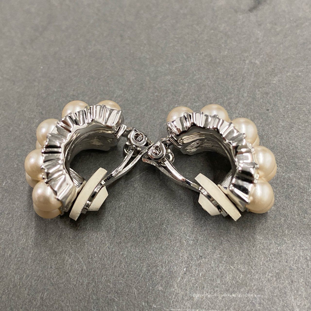 1e2-4 【2点セット】 SWAROVSKI Jewelry スワロフスキー ジュエリー 2連 パール ネックレス イヤリング クリスタル ビジュー ダイヤ 結婚式 セレモニー