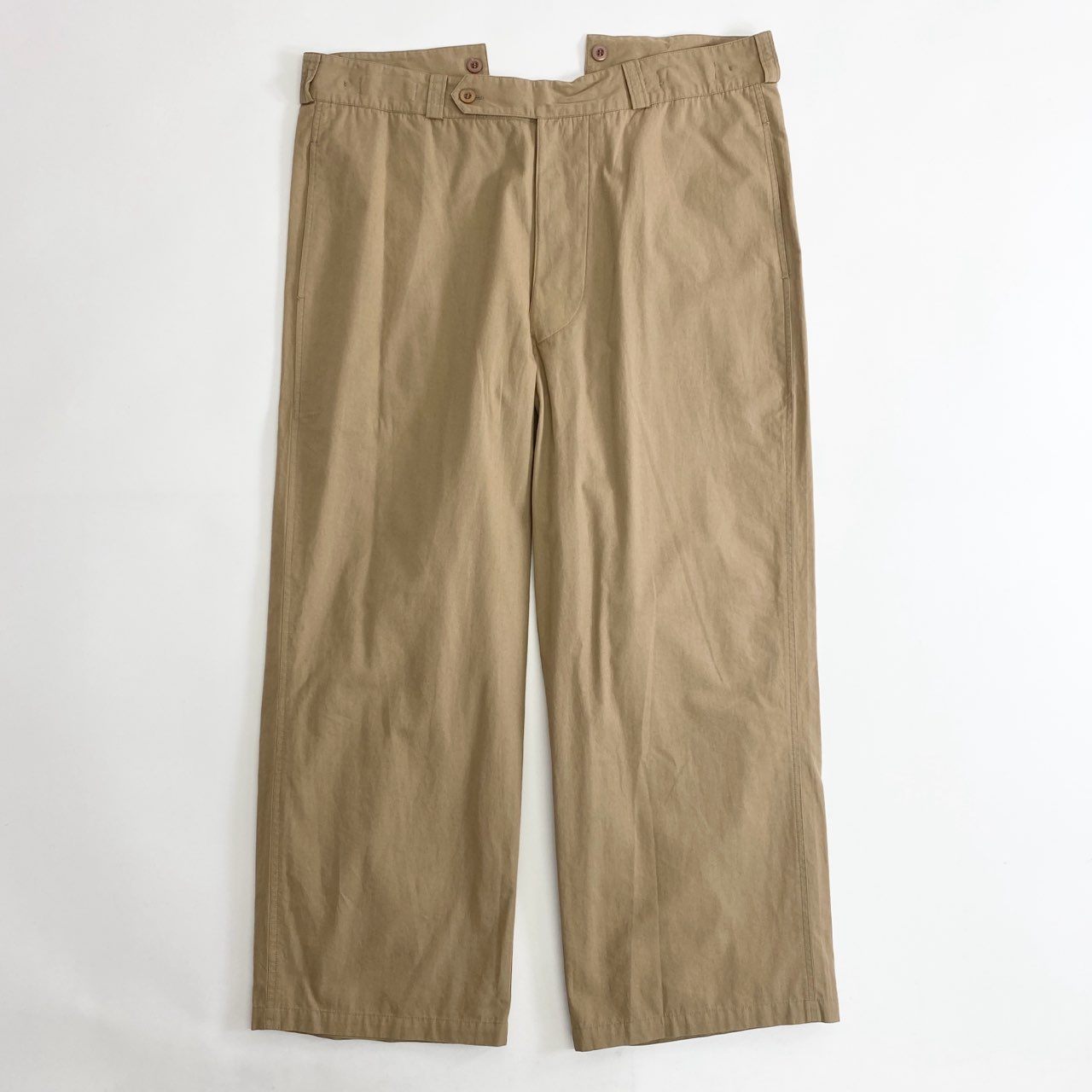 39c23 《未使用》 定価¥19,800 SEEALL シーオール MINER PANTS マイナーパンツ 44 ベージュ タグ付き SAU23 PT382