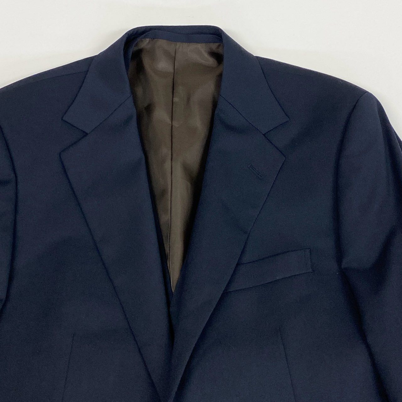 53j17 FABRIC TOKYO ファブリックトーキョー セットアップスーツ 3ピース シングルスーツ ビジネス フォーマル ネイビー メンズu02t