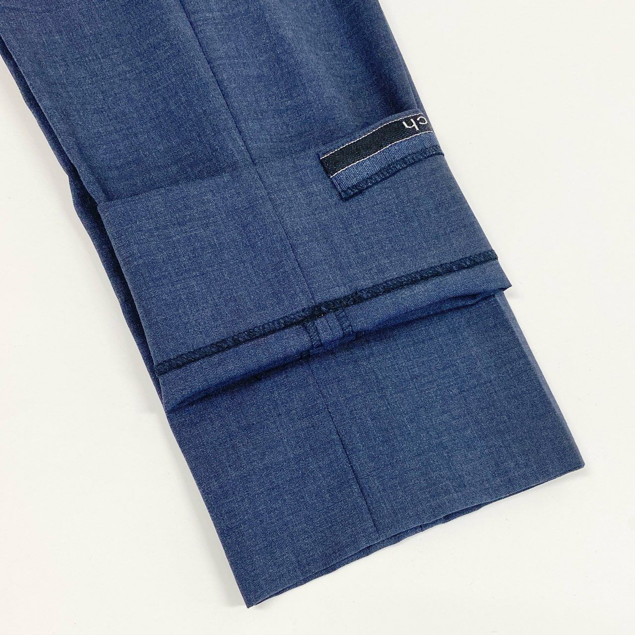 57j17 GINZA GLOBAL STYLE ギンザグローバルスタイル スーツセットアップ 3ピース 高級ライン KAISER シングルスーツ ネイビー メンズu02t