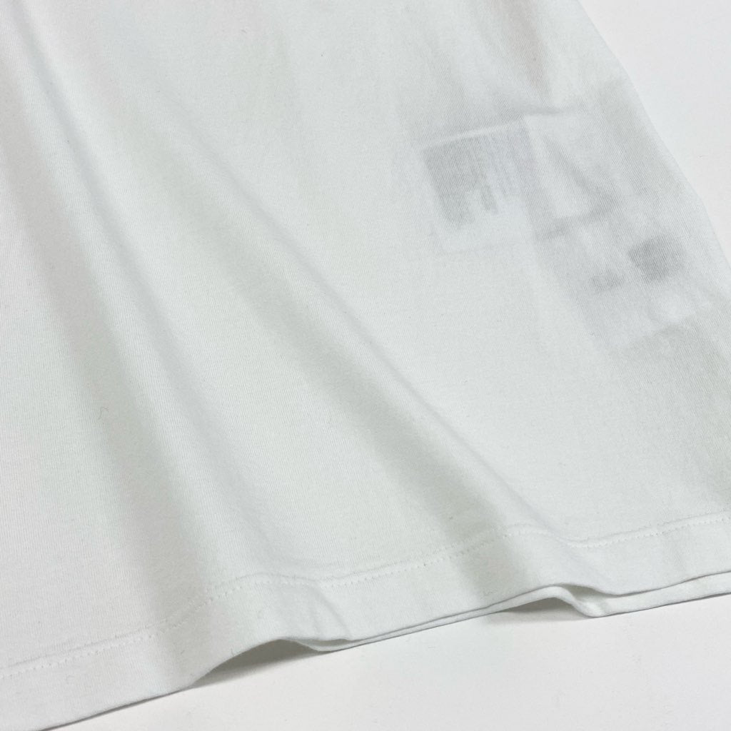 7f8 PRADA プラダ ラバーロゴ ポケットTシャツ カットソー Tシャツ SJN250 R192 710 サイズS ホワイト メンズ 紳士服