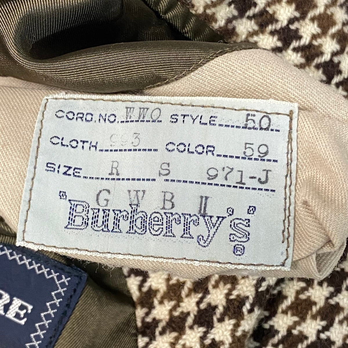 j29 Burberrys ステンカラーカシミヤコート アウター 千鳥格子 英国製 ベージュ カシミヤ100% メンズ 男性用u02t