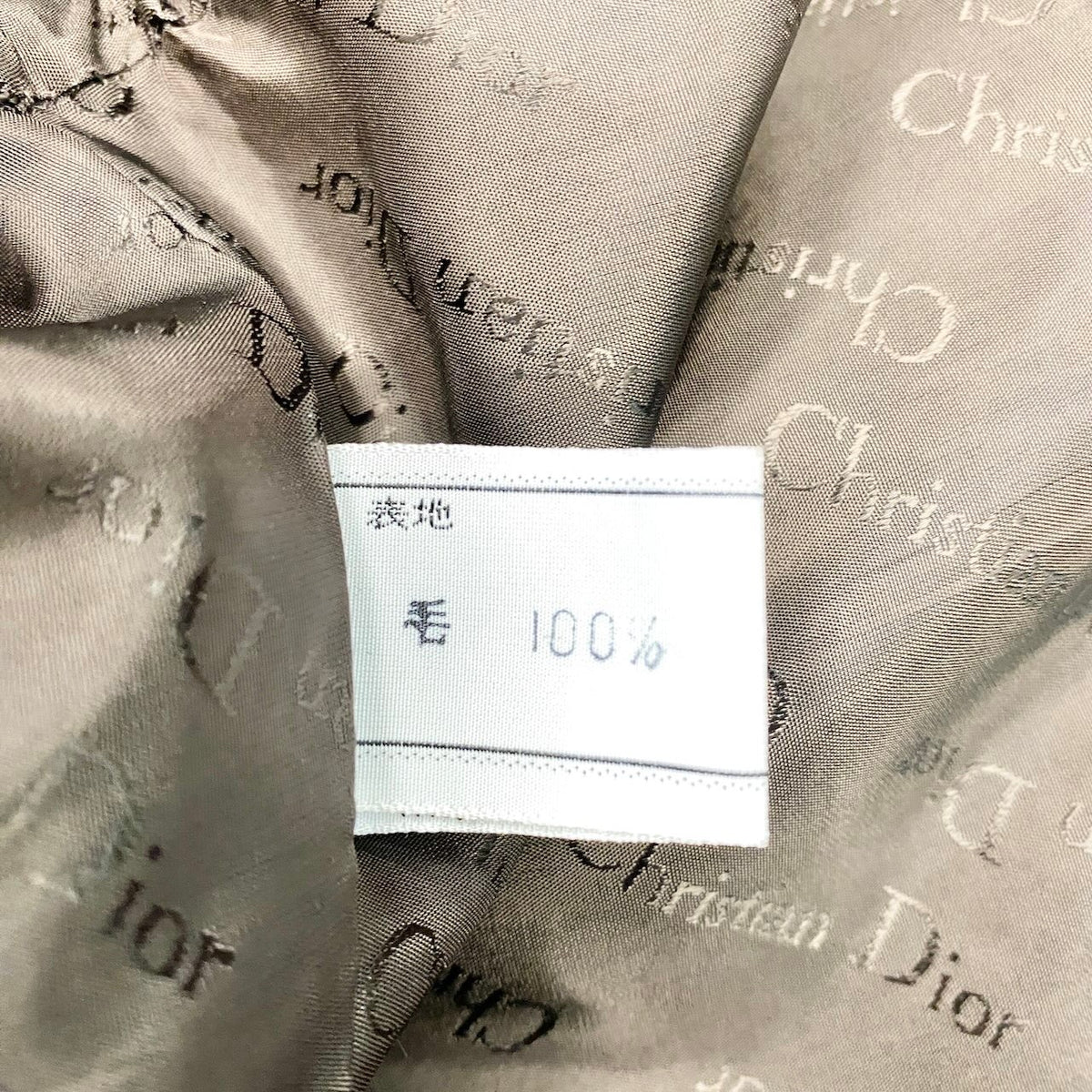34e16 MISS DIOR ミスディオール ウールジャケット チェック柄 アウター Mサイズ ブラウン ウール100% レディース 女性用u02t
