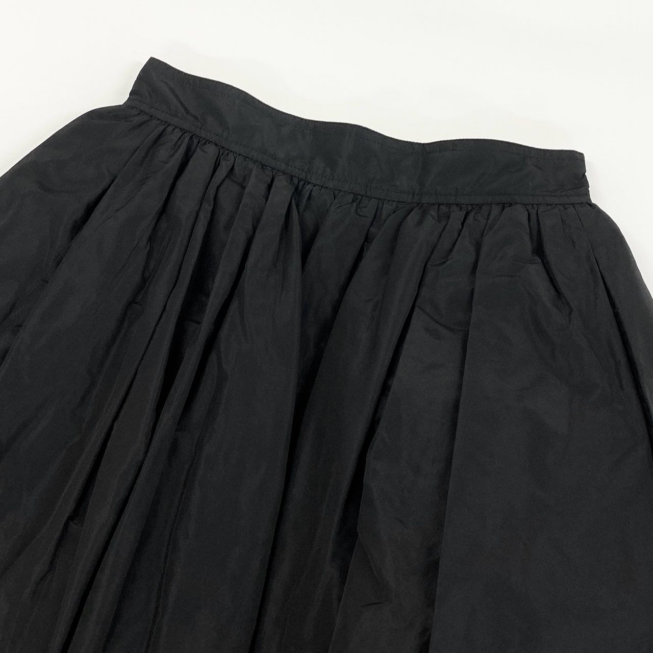 77f24 PATOU パトゥ バブルバルーンミニスカート ボトムス フレアスカート 24A-SK043-0011 36 ブラック レディース