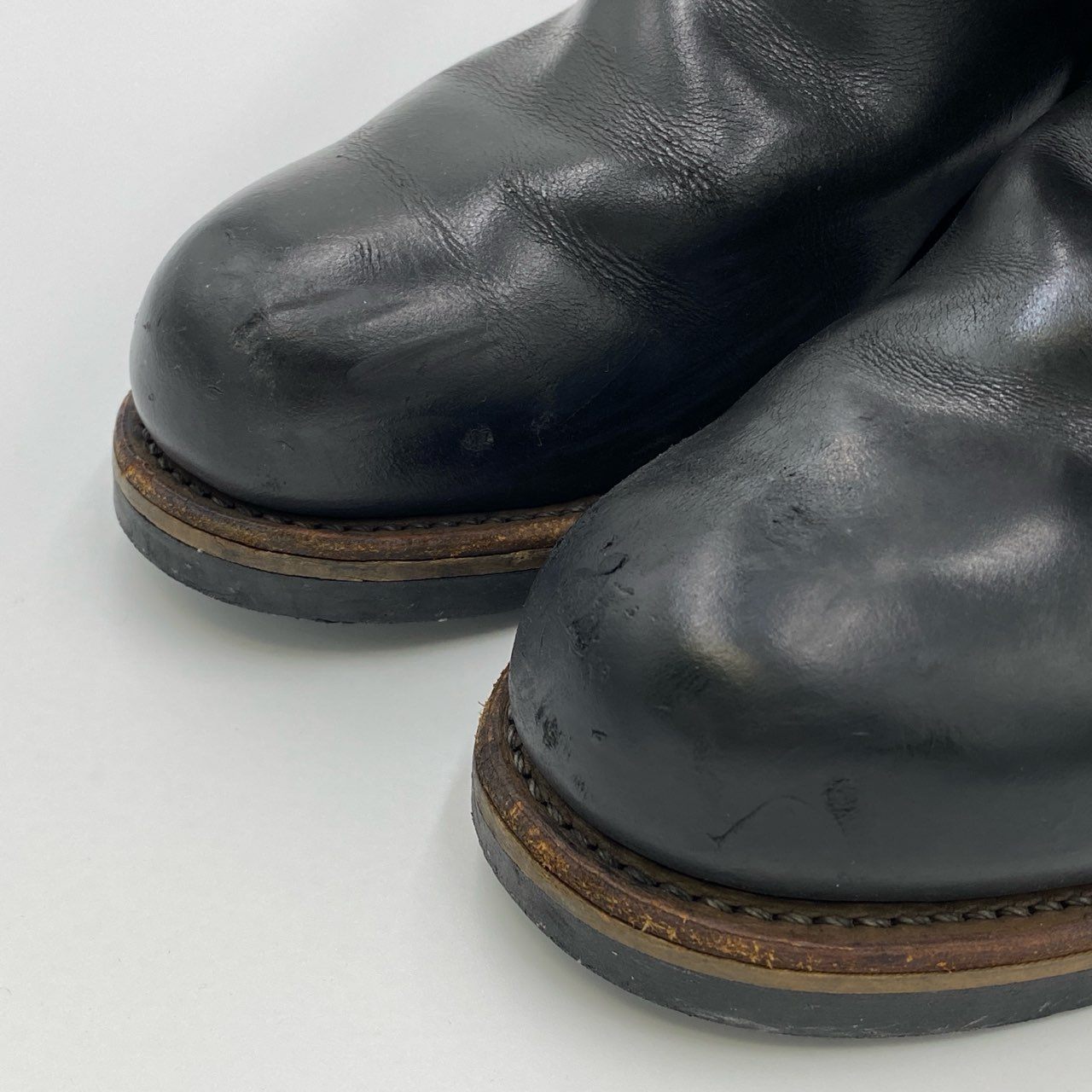 1h7 RED WING レッドウィング 2268 エンジニアブーツ USA 7 ブラック レザー メンズ ブーツ 革靴k02i