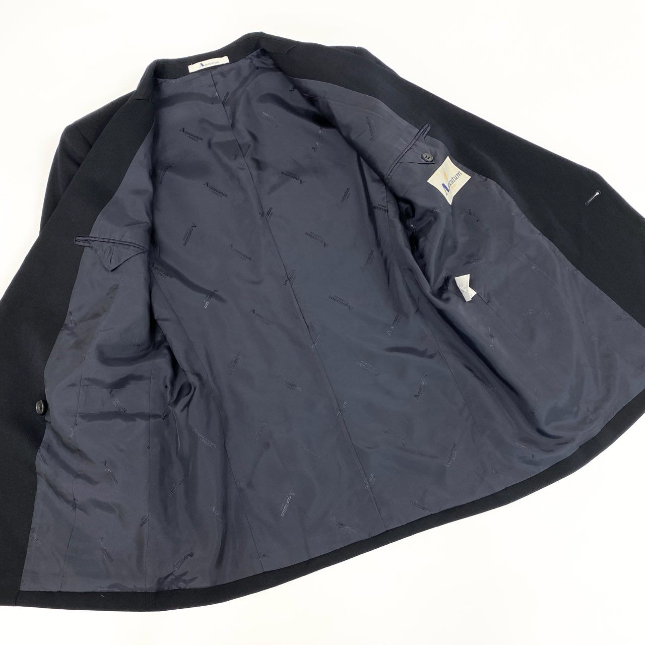 37f24 Aquascutum アクアスキュータム テーラードジャケット ブレザー 紺ブレ ダブルジャケット レディース 女性用 6120300 9 ネイビー