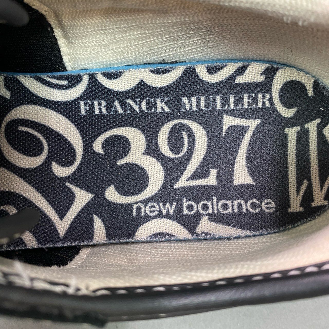 3g9 《美品》 NEW BALANCE ニューバランス × FRANCK MULLER フランクミュラー MS327FMD 28cm ブラック スニーカー シューズ