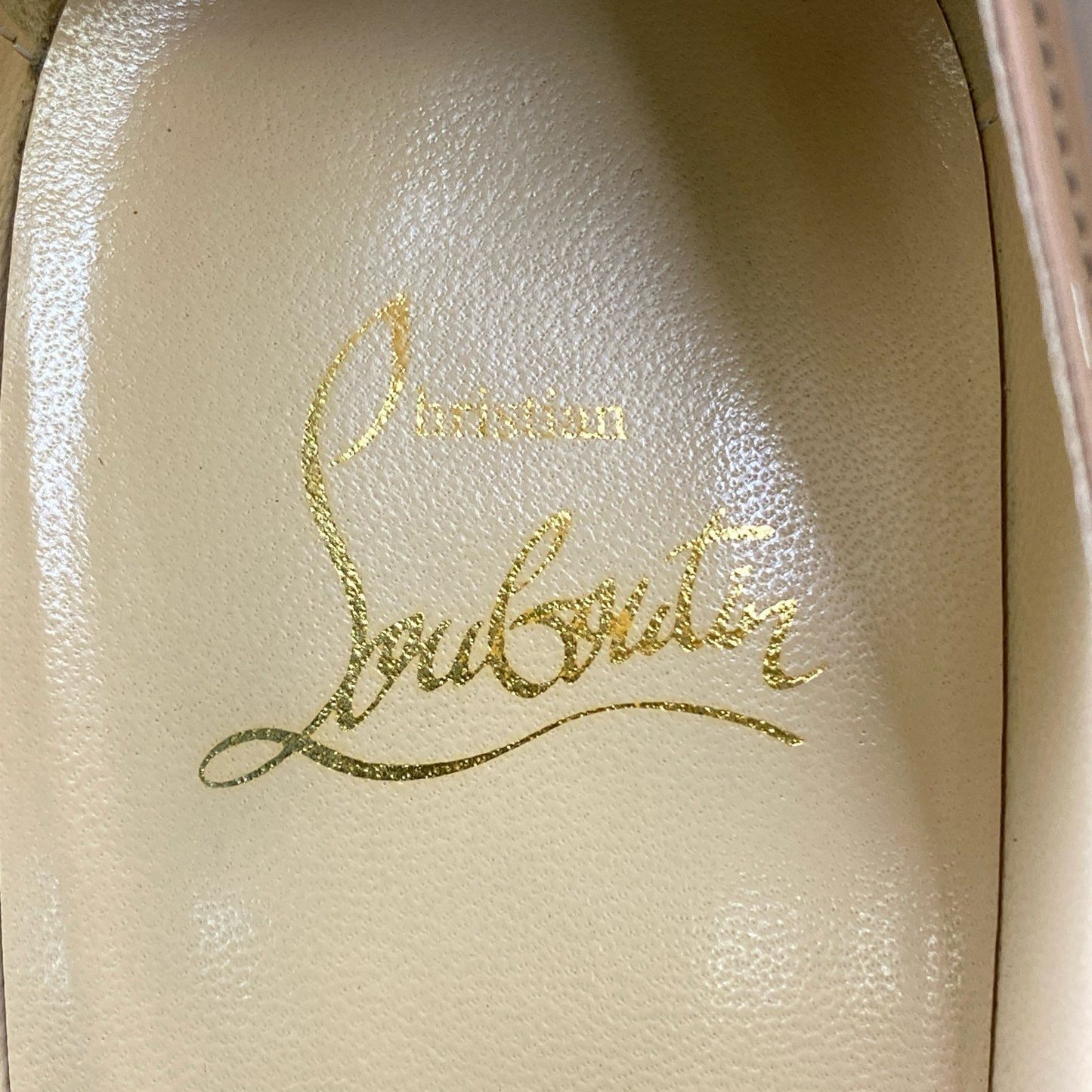 9g9 Christian Louboutin クリスチャンルブタン グラデーション ポインテッドトゥ パンプス サイズ37 ブラック ベージュ レディース