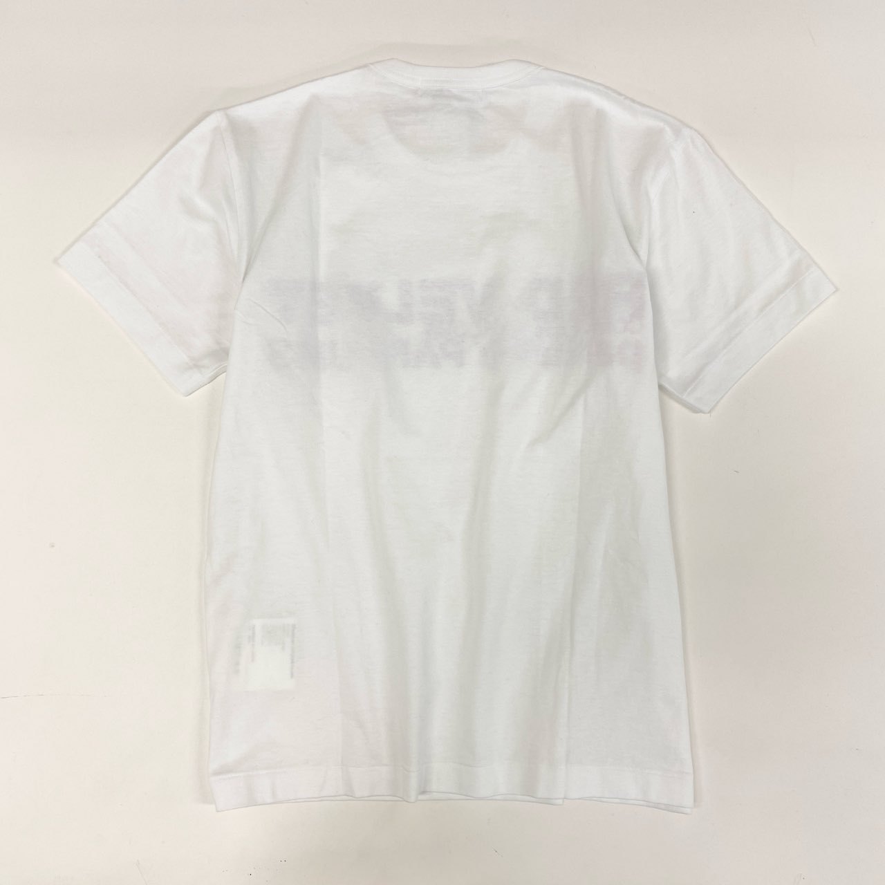 55h28」《極美品》COMME des GARCONS parfums PARFUMS コムデギャルソンパルファム RED VELVET 半袖Tシャツ ロゴ AD2019 OD-T202 Mサイズ ホワイト レッド レディース 女性用k02i