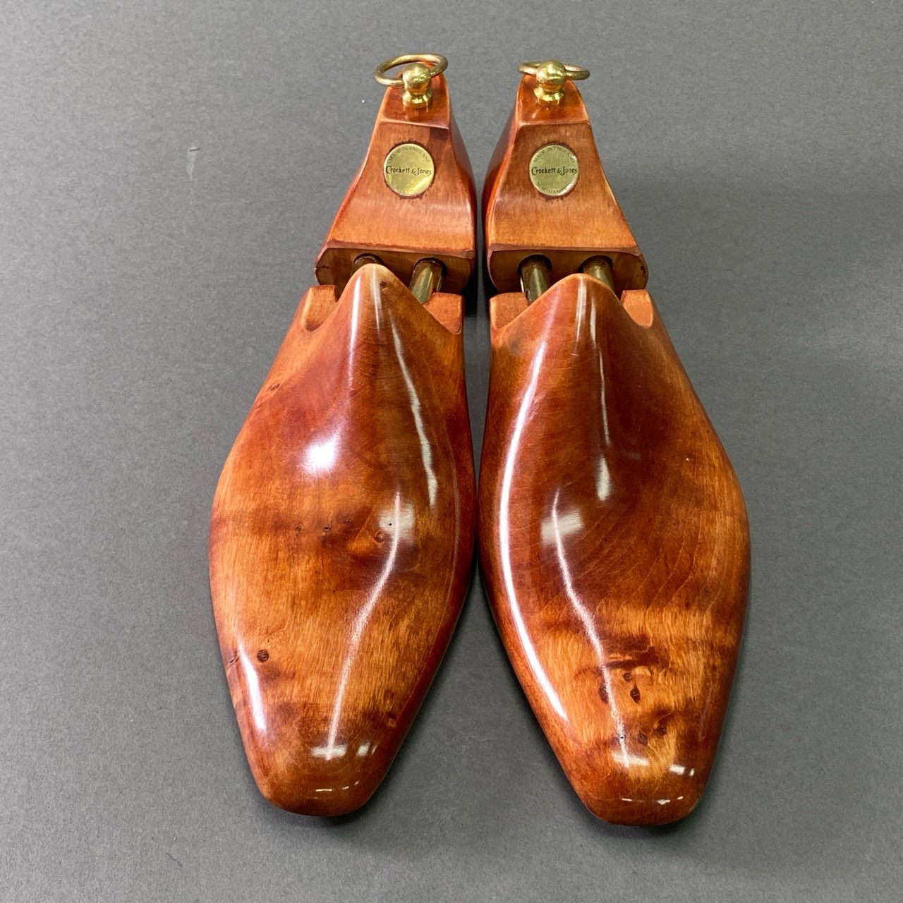 1e30 CROCKETT&JONES クロケットアンドジョーンズ 純正 ウッド シューツリー 9905 9 ブラウン 木製 SHOE TREE シューズキーパー ビジネス 箱付き