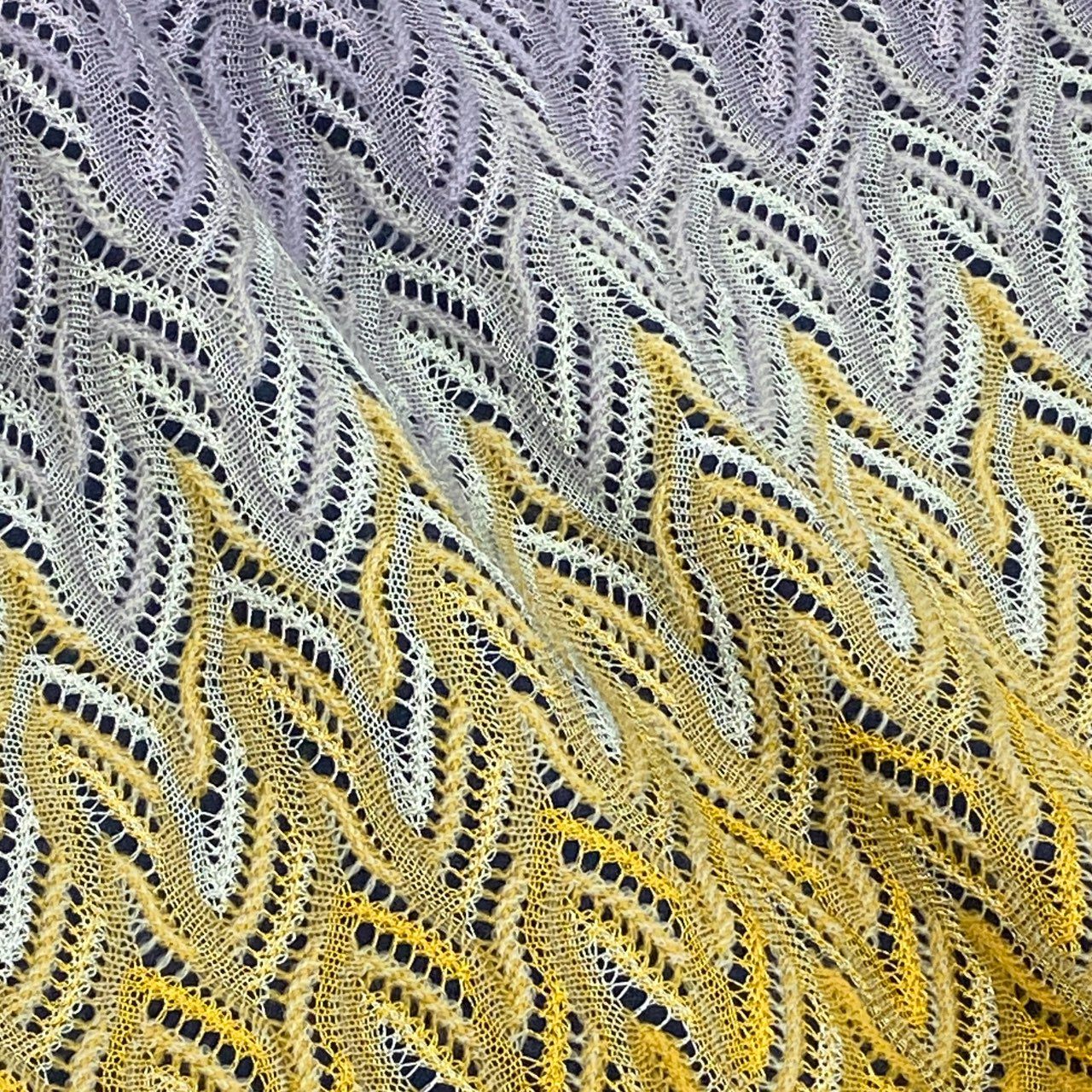 48h14《美品》 MISSONI ミッソーニ ノースリーブワンピース ニットワンピース ひざ丈 タイトスカート サイズ42 マルチカラー レディースu02t