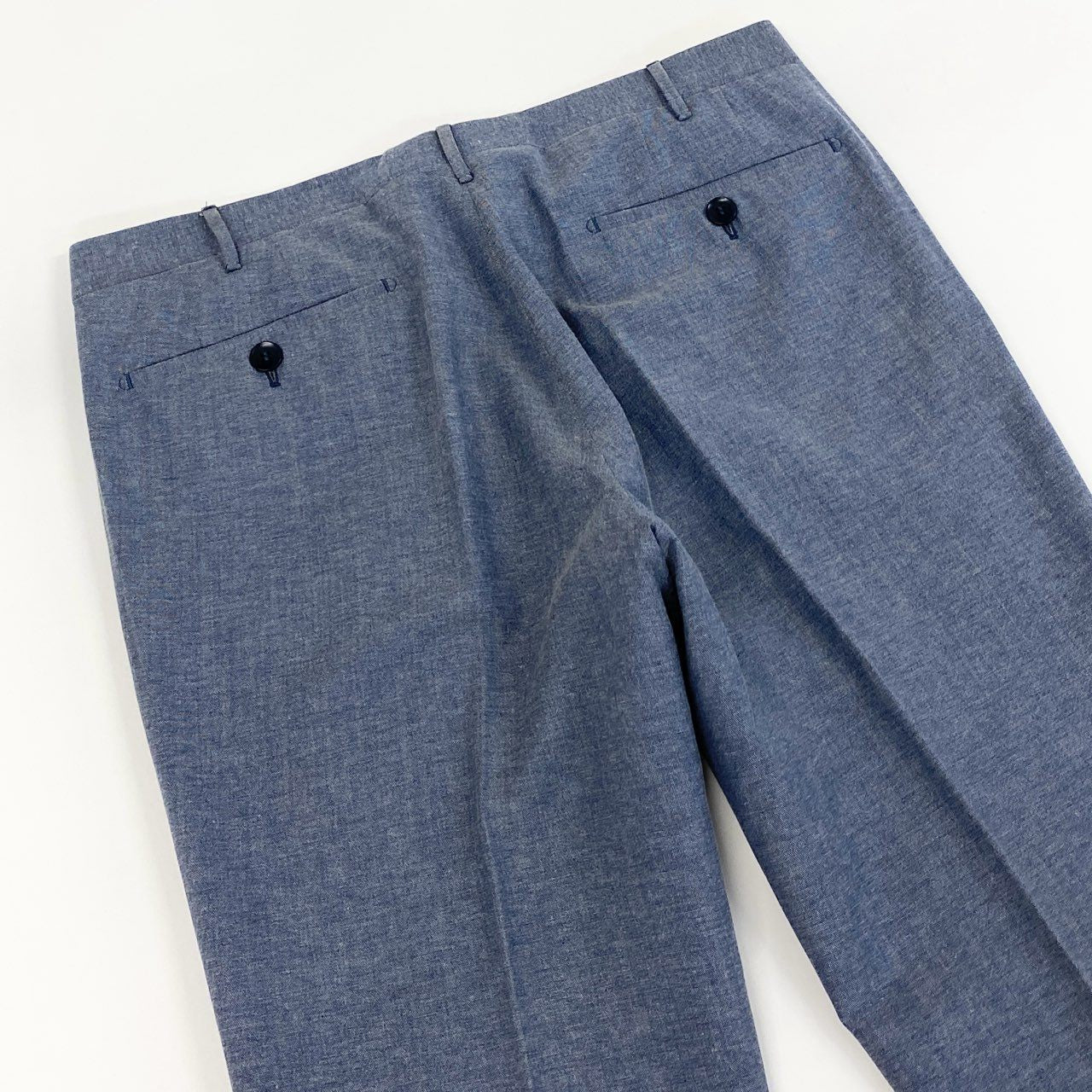 28f14 Rota PANTALONI DI SARTORIA ボトム メンズパンツ コットンウール イタリア製 カジュアル テーパード メンズ 男性用 48 ブルー