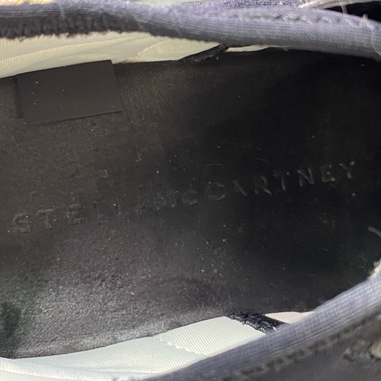 2e26 STELLA McCARTNEY ステラマッカートニー ベルクロ 厚底スニーカー 35 ブラック シューズ イタリア製
