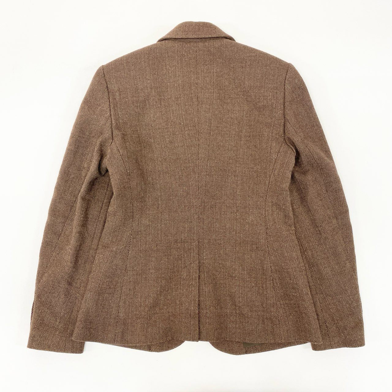14j9 《美品》LAUREN RALPH LAUREN ローレンラルフローレン テーラードジャケット ツイードジャケット ジャケット 0サイズ ブラウン レディースu02t
