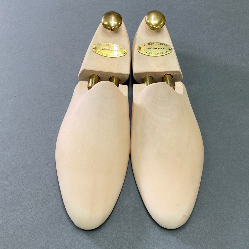2d8-2 EDWARD GREEN エドワードグリーン ウッドシューツリー 全長約27cm ナチュラル 木製 シューズキーパー ビジネス