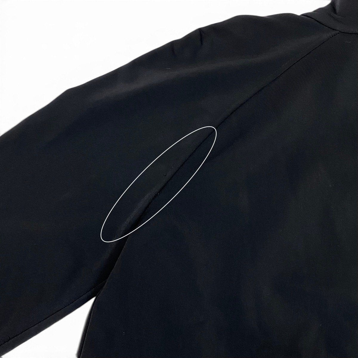i8 PRADA 2008年 ロゴテープ サイドライン トラックジャケット Sサイズ ブラック メンズ 男性用u02t