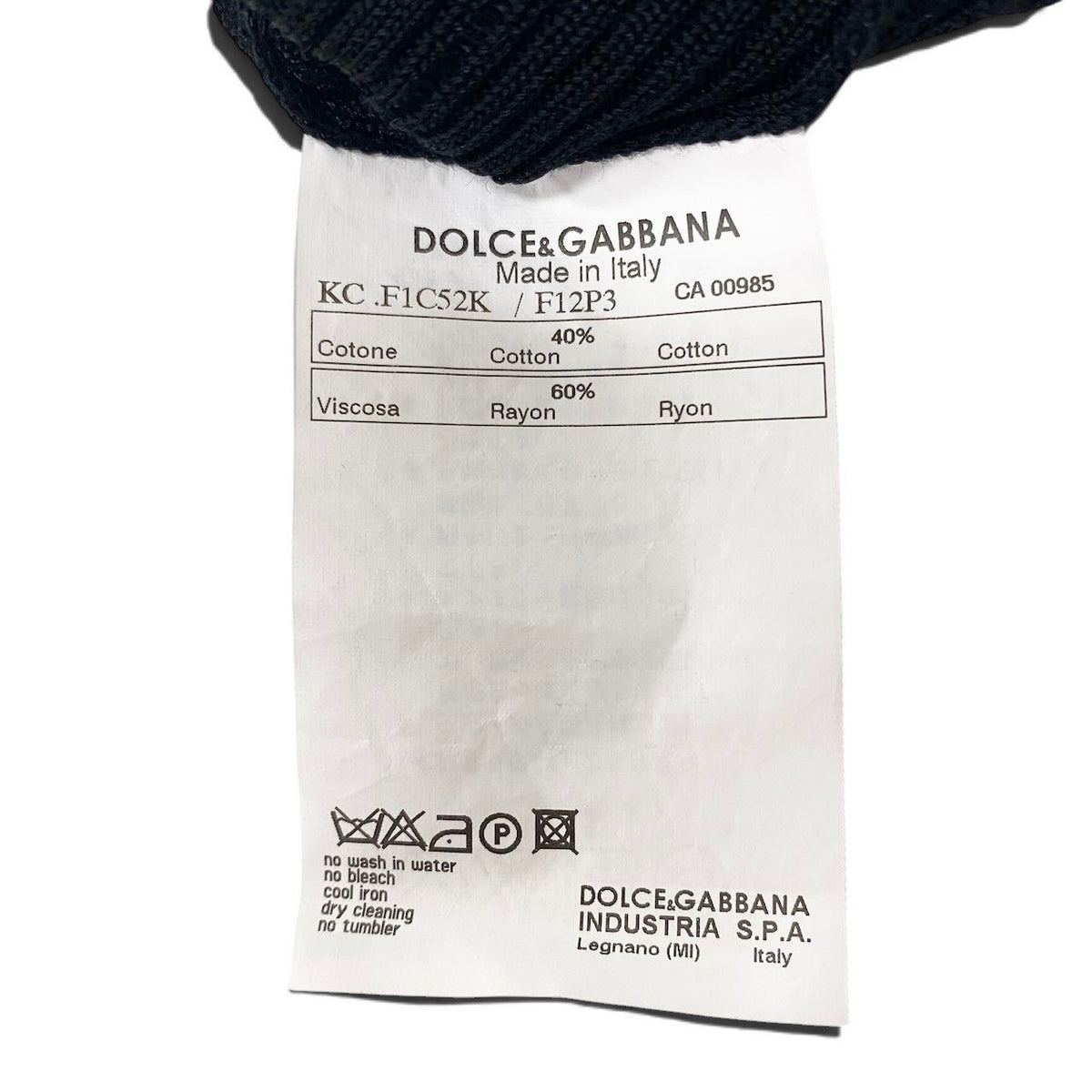53i26 DOLCE&GABBANA ドルチェアンドガッパーナ ロングスリーブニットカーディガン DGロゴ ラインストーン 38サイズ ブラック レディース 女性用u02t
