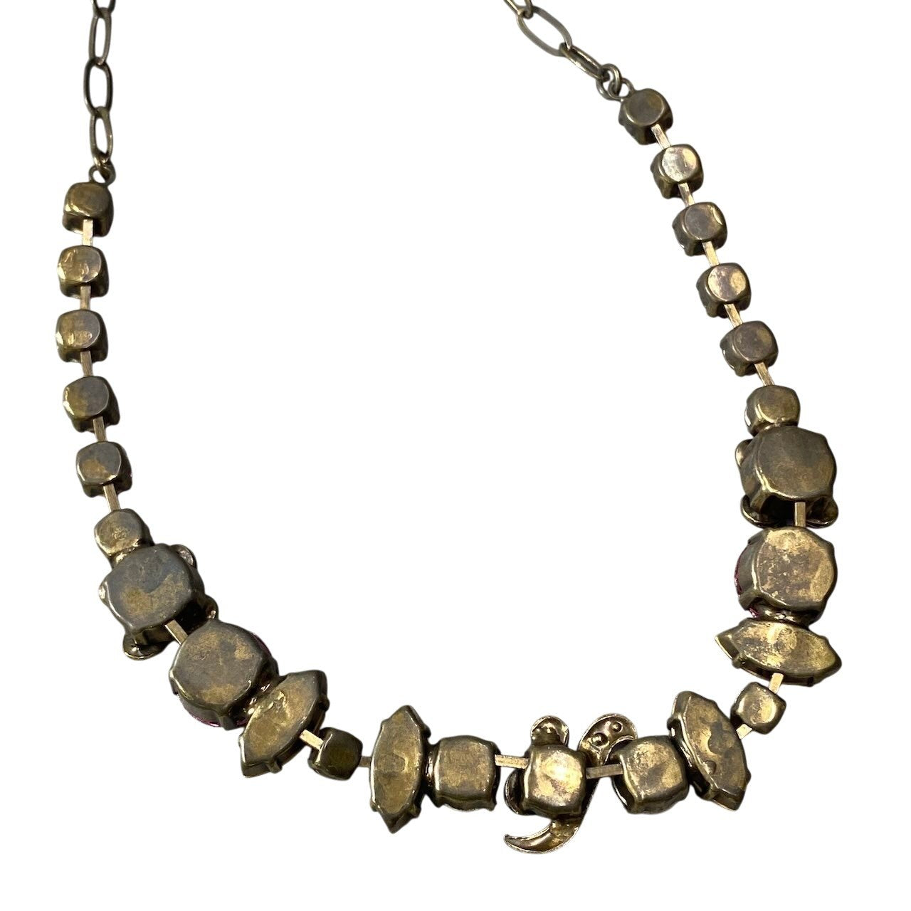 h11 ④ 《美品》 Mariana マリアナ 天然石 × クリスタル ビジュー ピンク アクセサリー ジュエリー アンティークt18r