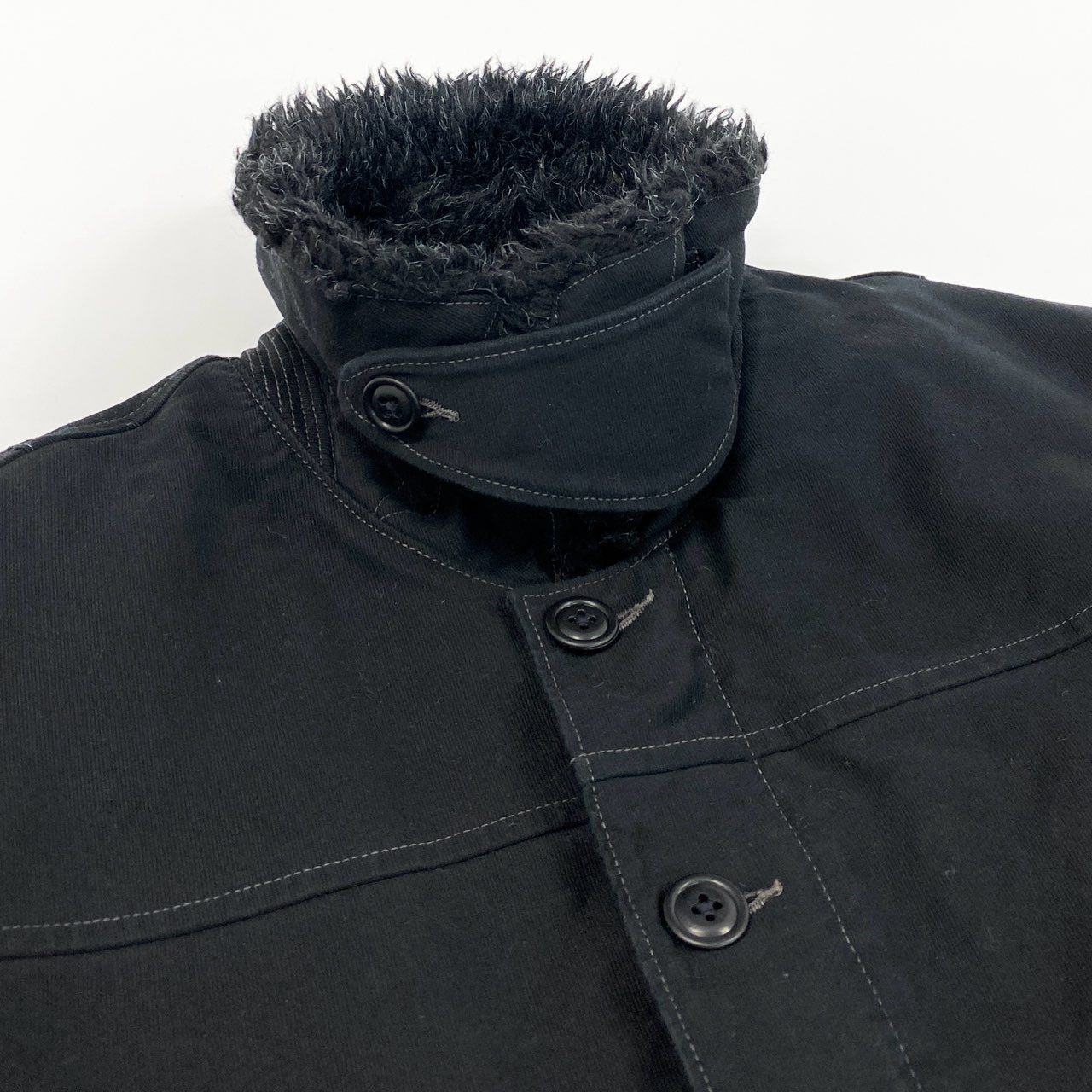 59e7 DOUBLE RL ダブルアールエル RRL ラルフローレン シアリングジャケット デッキジャケット サイズM ブラック メンズ 男性用 アウター