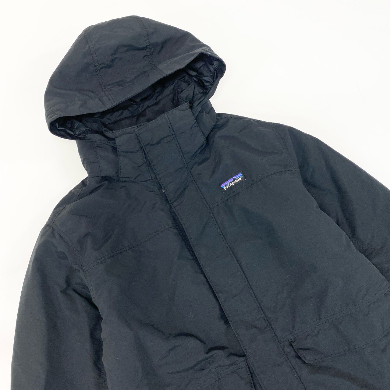 71i26 《美品》patagonia パタゴニア イスマスジャケット 中綿ジャケット アウター 26990 Mサイズ ブラック メンズk02i