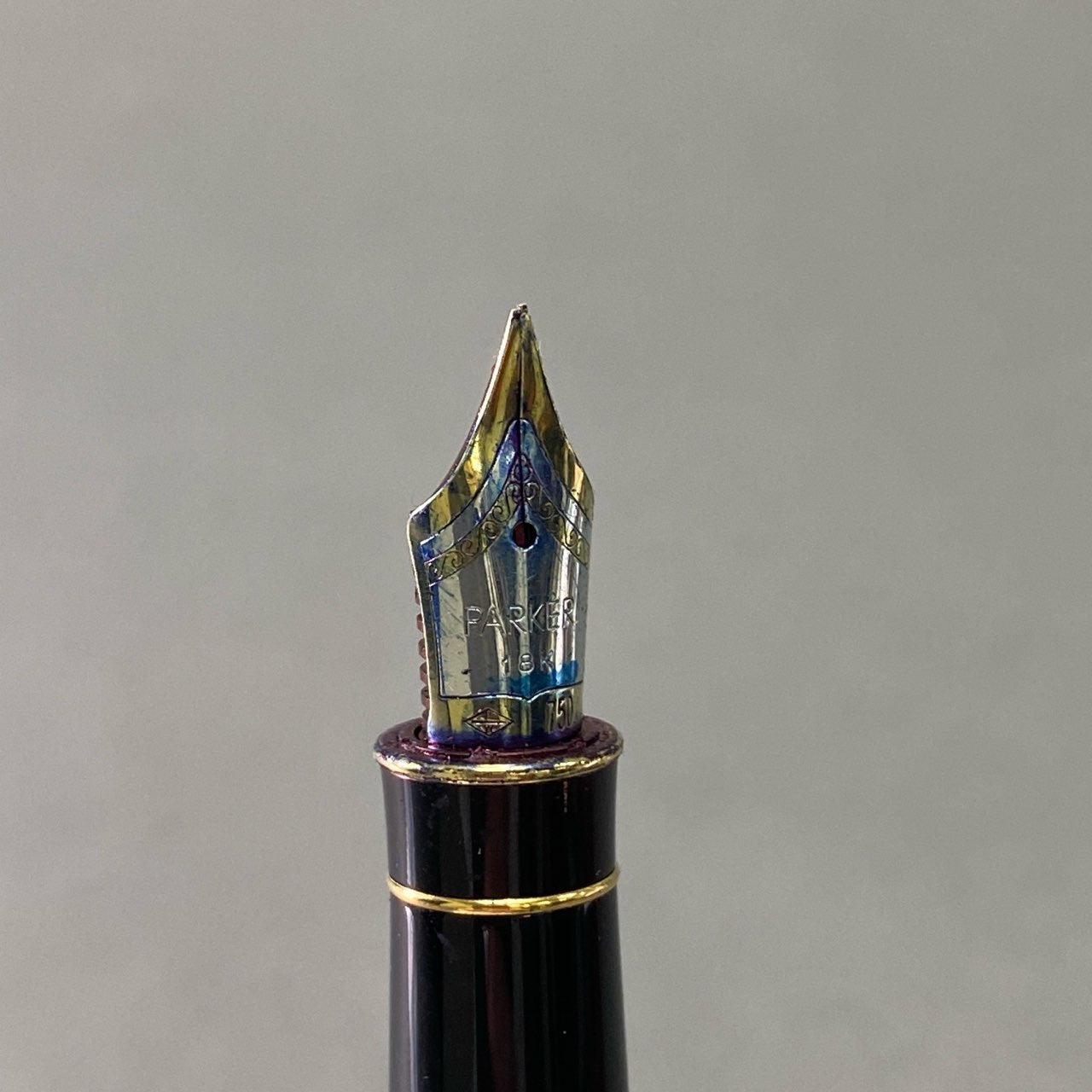 4f11 PARKER パーカー SONNET ソネット 万年筆 925 Silver ペン先18K 750 シルバー 18金 筆記用具 FRANCE
