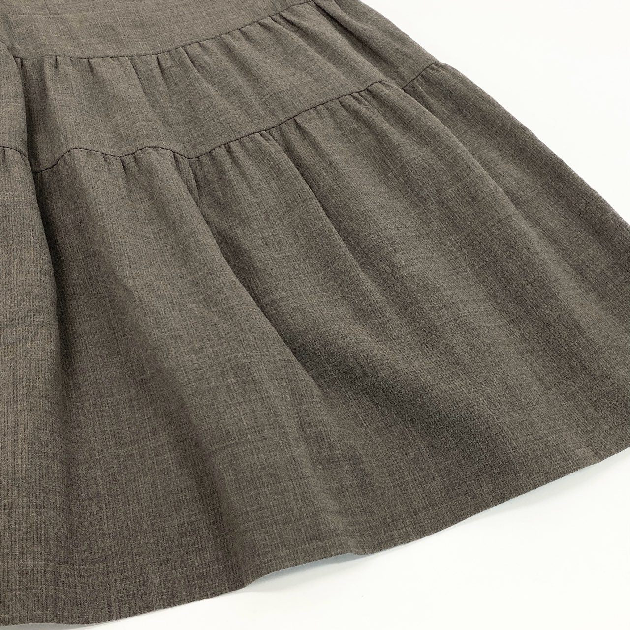 36d7 《美品》 FOXEY フォクシー アガサクリスティ 半袖ワンピース 膝丈ワンピース 30618 サイズ38 ブラウン レディース 日本製