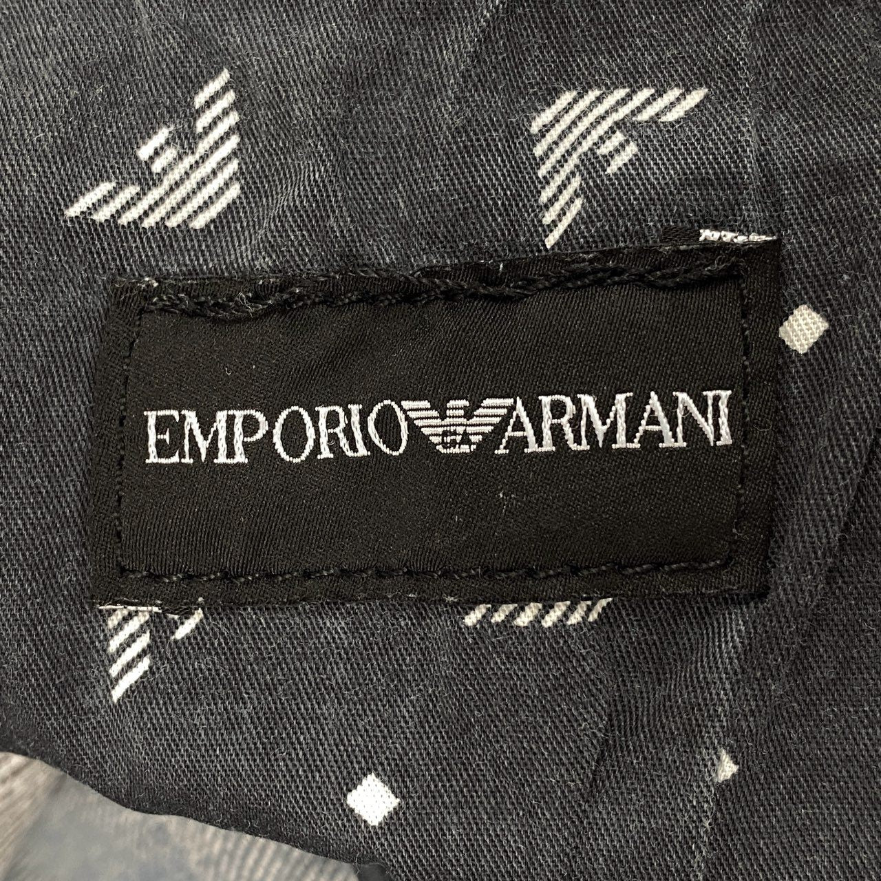 83i3 EMPORIO ARMANI エンポリオアルマーニ ダメージ加工 スキニーデニムパンツ ボトムス ジーンズ 31 インディゴブルー コットン メンズo07t