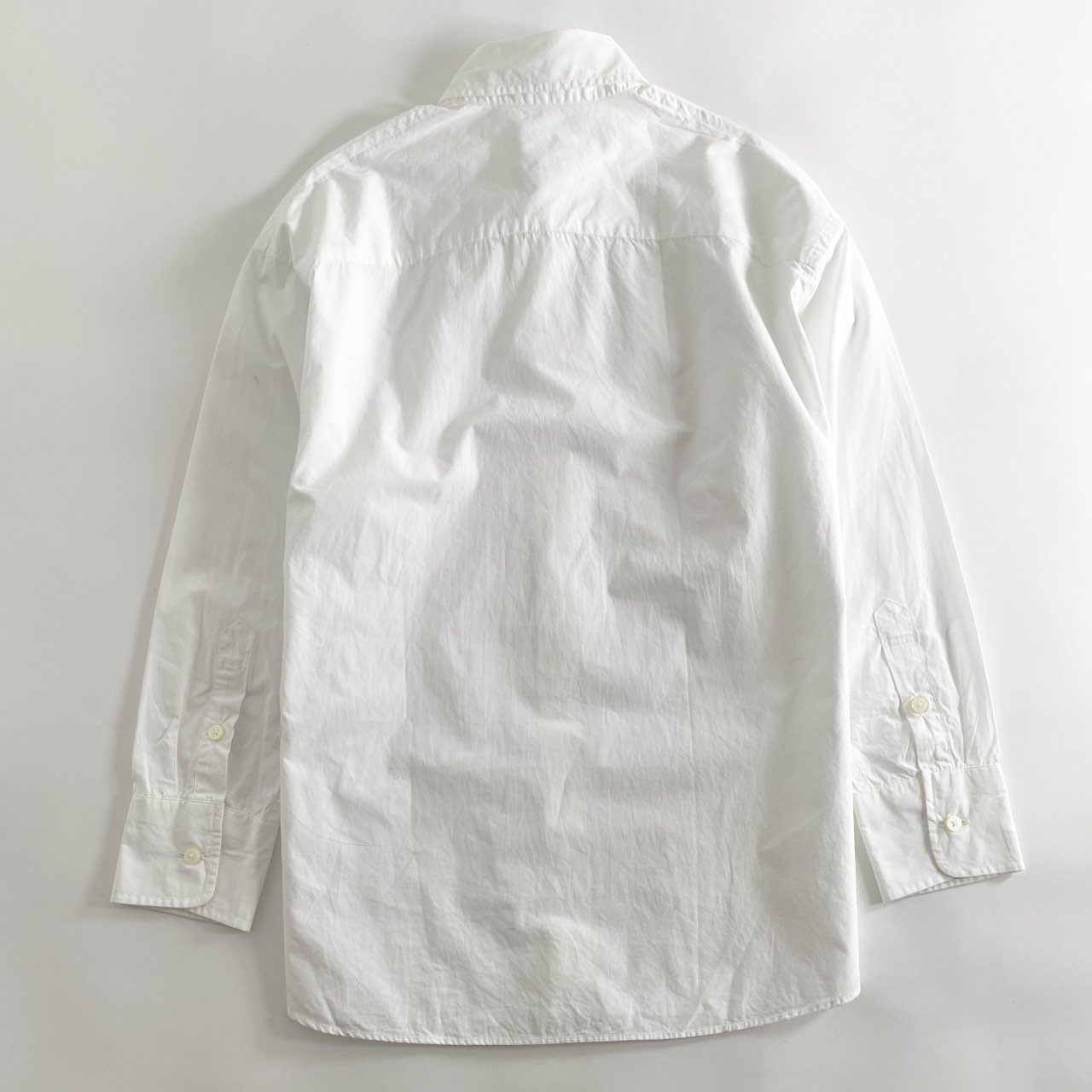 19i23 MADISON BLUE マディソンブルー J.BRADLEY LONGSLEEVE SHIRT 長袖シャツ ブラウス トップス MB999-5719 サイズ000 ホワイト コットン100% レディース