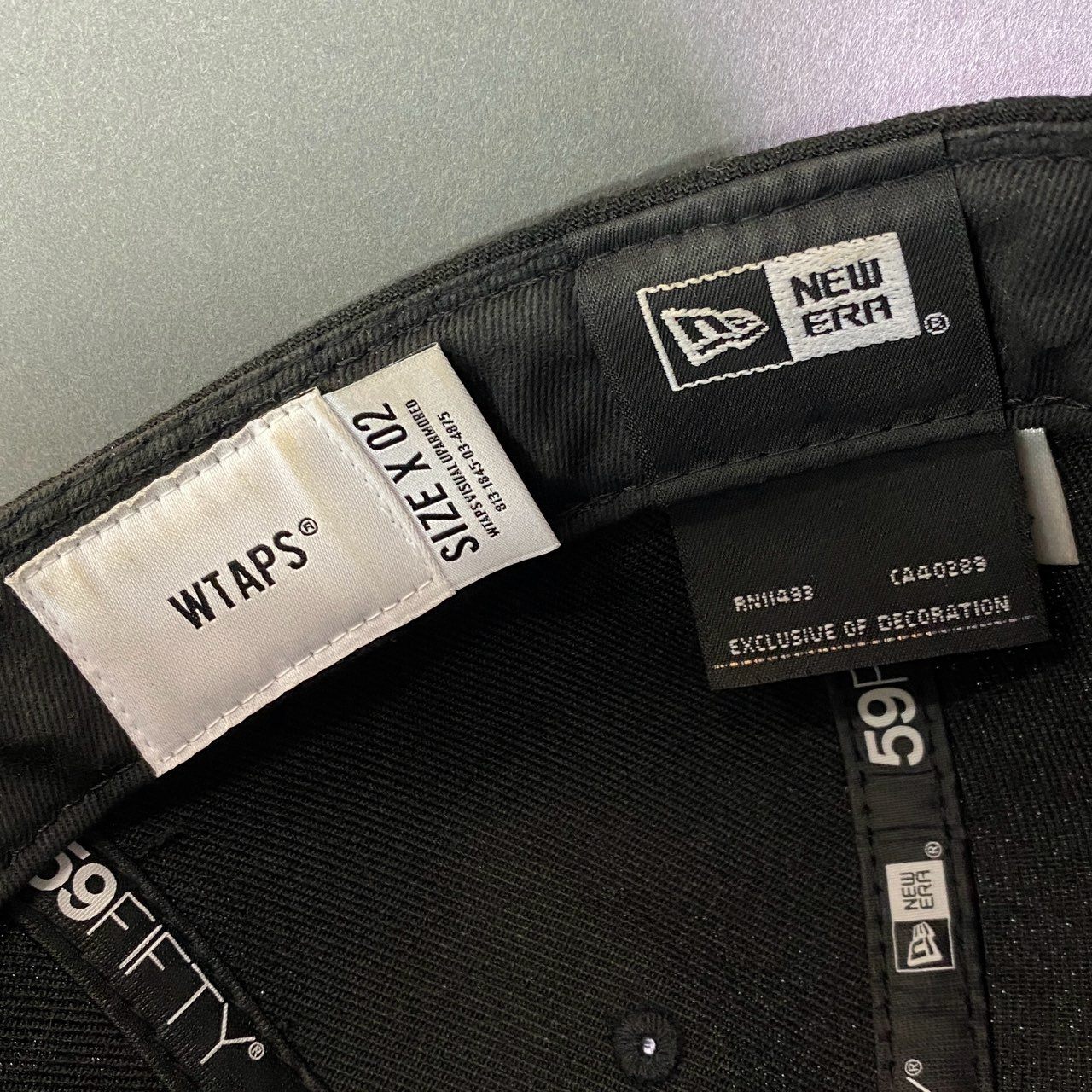 l12 NEW ERA ニューエラ × WTAPS ダブルタップス 59FIFTY LOW PROFILE CAP ロープロフィール キャップ 7 3/8 ブラック 帽子 BASEBALL ストリート