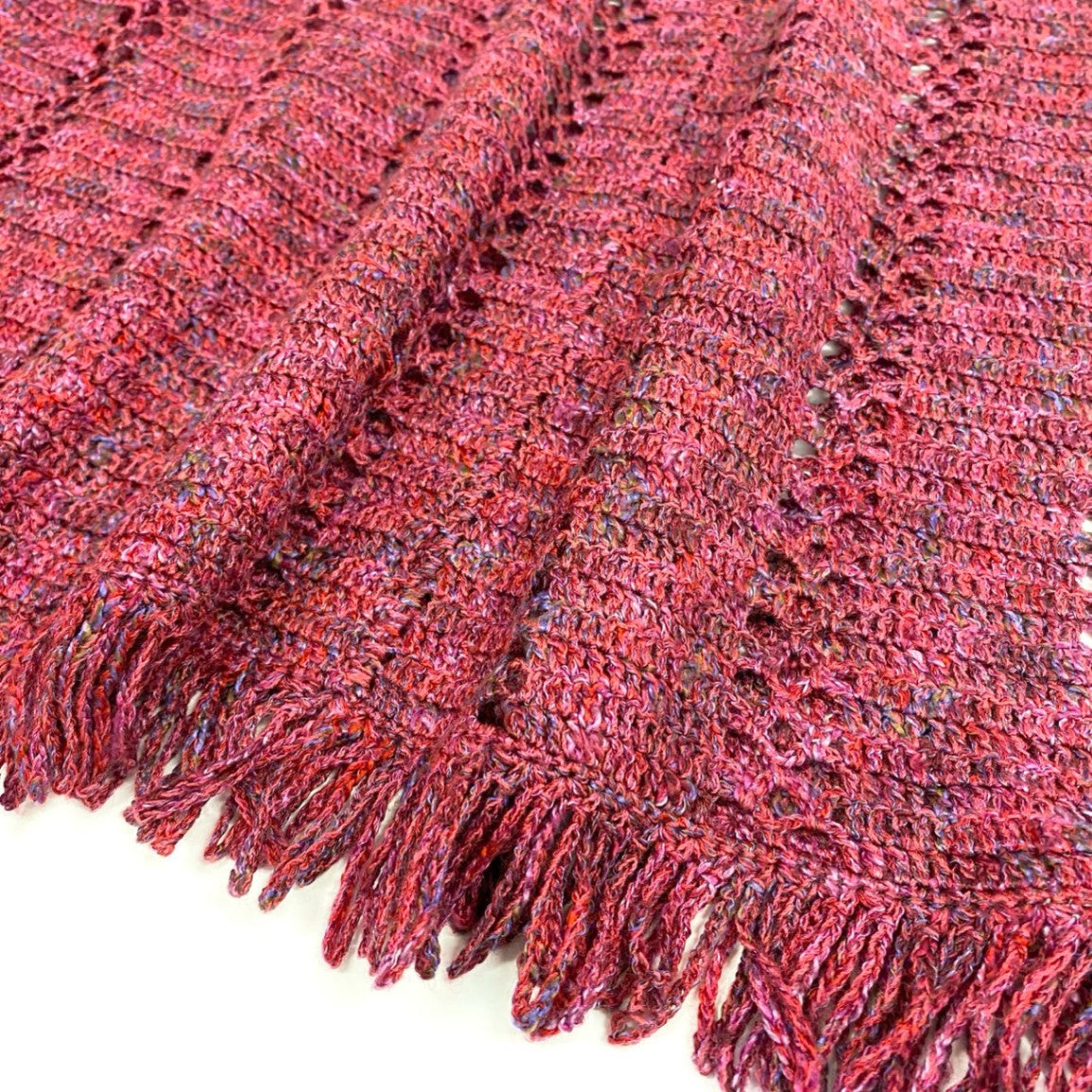 30i30 《美品》TOYOKO SAITO サイトウトヨコ 斎藤都世子 ニットセットアップ スカートセットアップ カギ編みニット ピンク マルチカラー レディースo07t