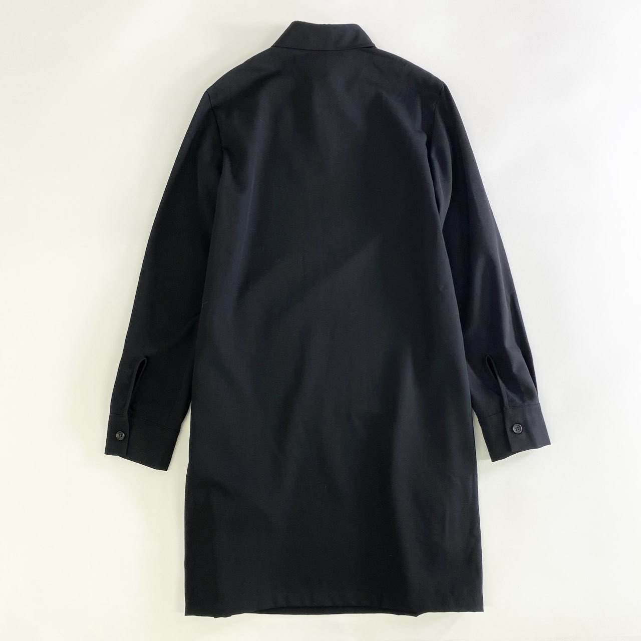 46j31 Y's ワイズ 日本製 長袖ワンピース ロングスリーブ ヨウジヤマモト YG-B08-100 ブラック ウール