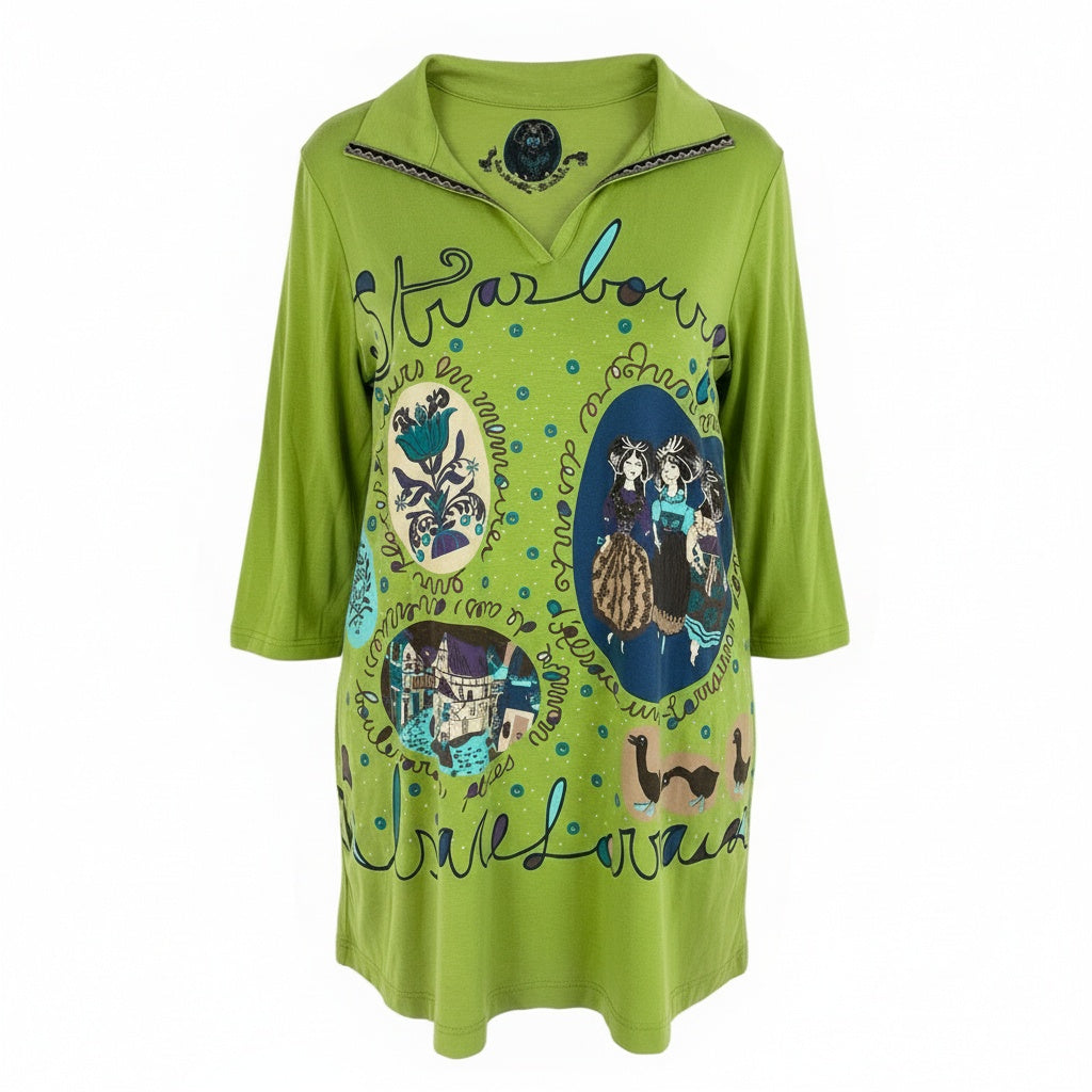 トクコプルミエヴォル　チュニック ワンピース トップス 64a23 TOKUKO 1er VOL トクコプルミエヴォル チュニックワンピース 7分