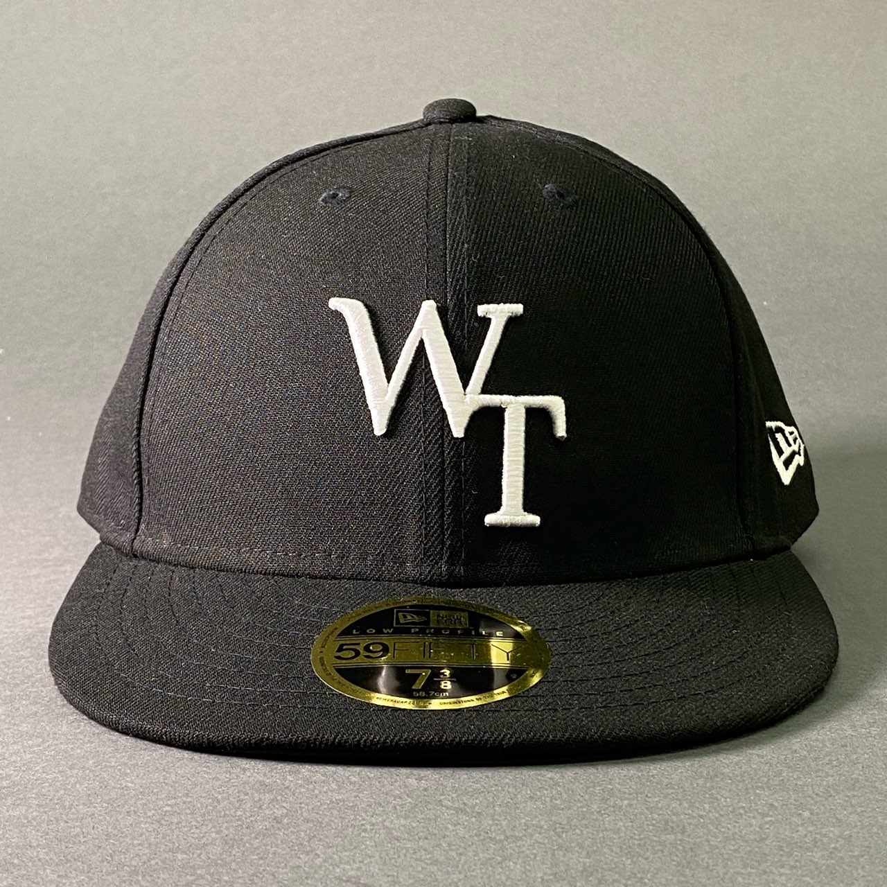 l12 NEW ERA ニューエラ × WTAPS ダブルタップス 59FIFTY LOW PROFILE CAP ロープロフィール キャップ 7 3/8 ブラック 帽子 BASEBALL ストリート