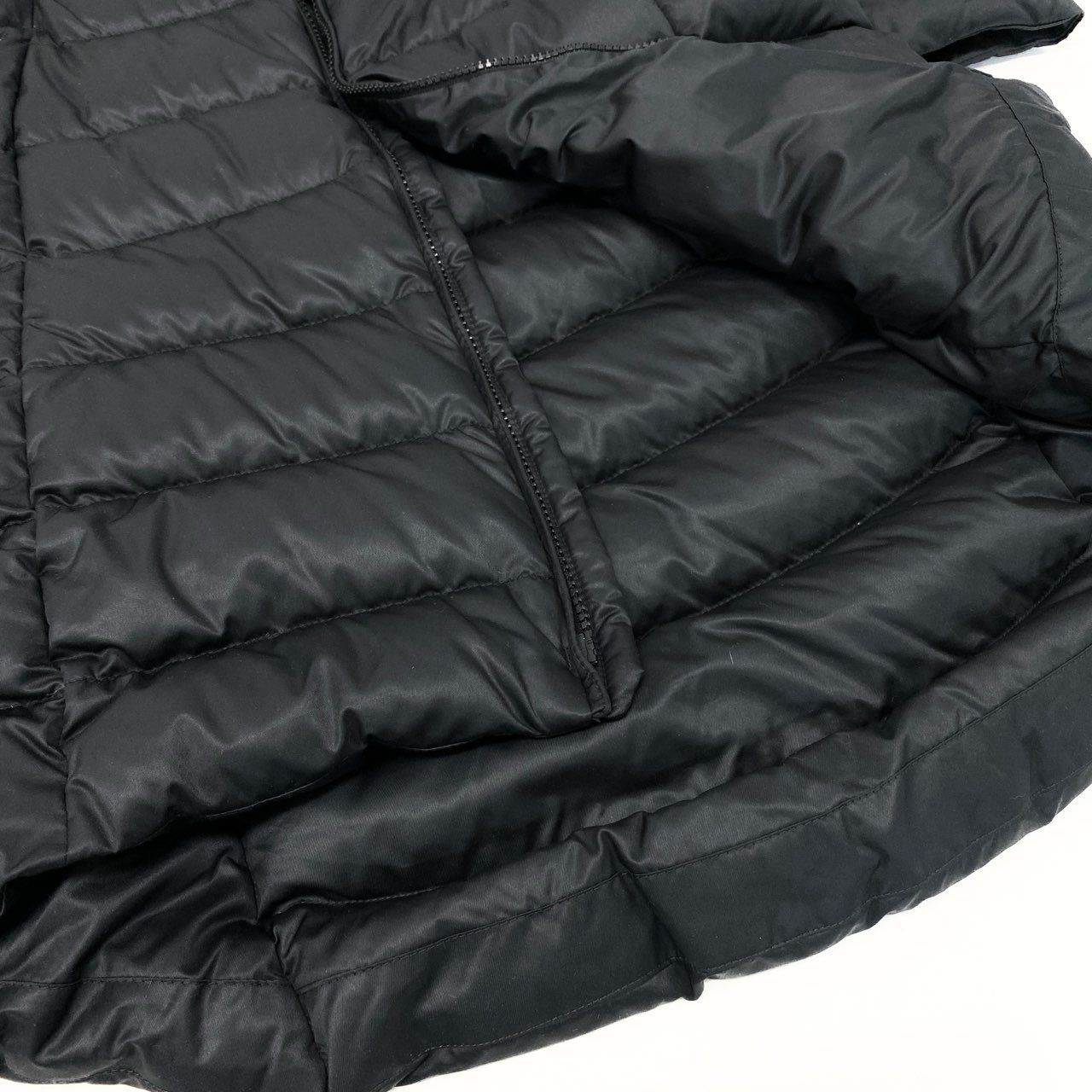 47h26 Patagonia パタゴニア フーデッド ロングダウンコート STY28467FA14 Sサイズ ブラックレディースo07t