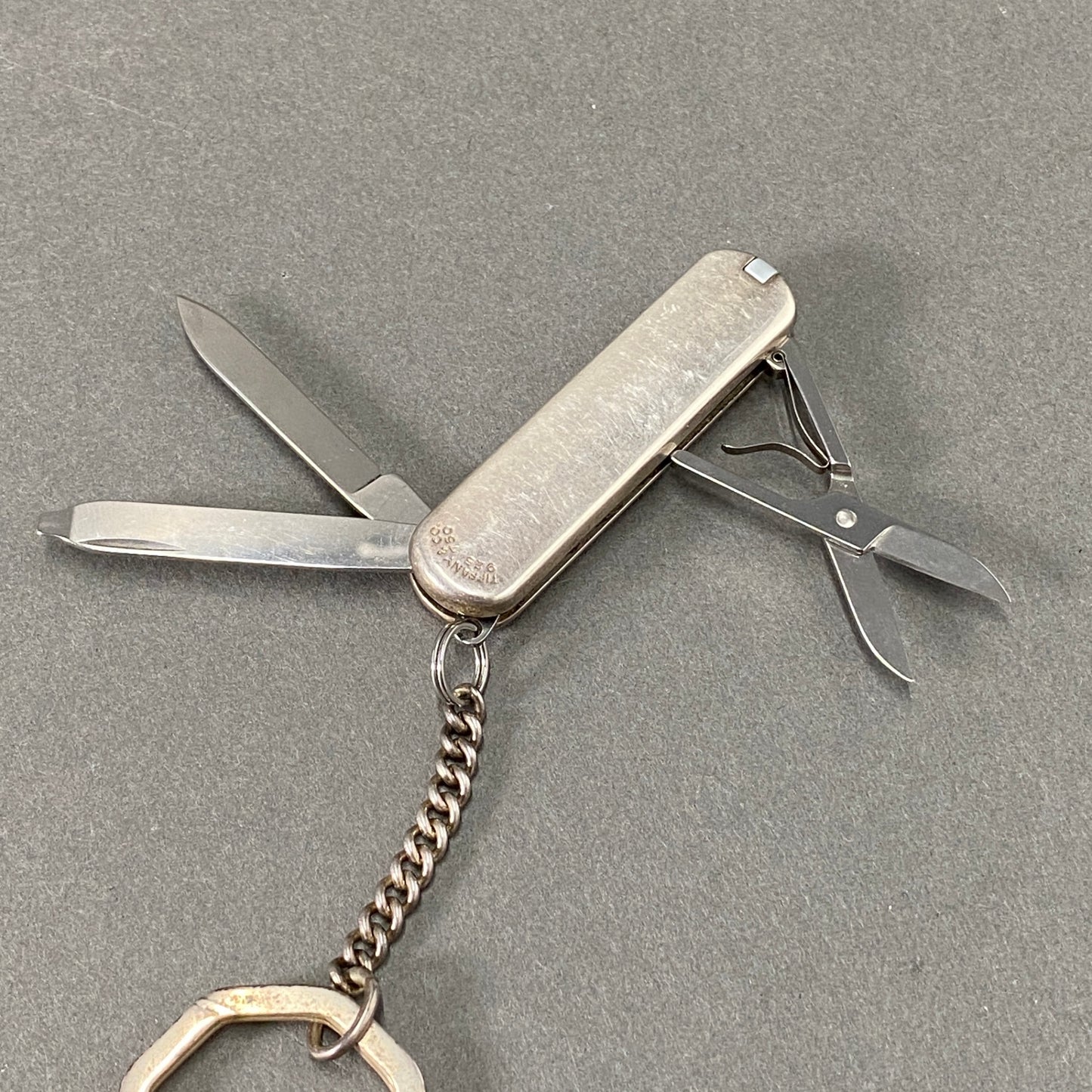 h5 TIFFANY&Co. × VICTORIANOX ティファニー ヴィクトリアノックス マルチツール ナイフ/ハサミ SV925/750YG アクセサリー 小物