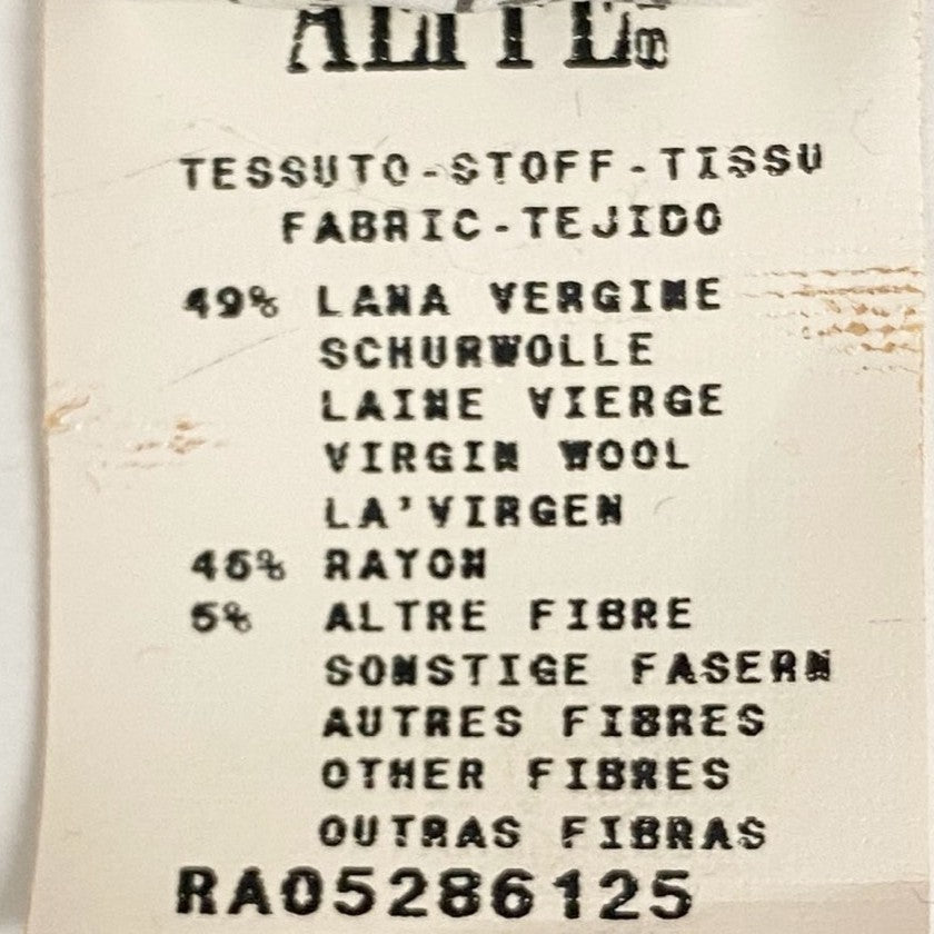 30b11【美品】MOSCHINO モスキーノ スカートセットアップ ジャケット プリーツスカート パッチワークデザイン Sサイズ相当/40サイズ ブラウン系 画像参照 レディース 女性用u02t