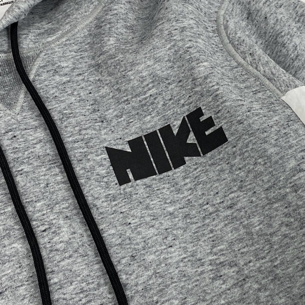 21d6 NIKE × sacai ナイキ サカイ コラボ AS Unisex NRG HOODIE ドッキング プルオーバーパーカー フーディ CZ4695-063 XS グレー