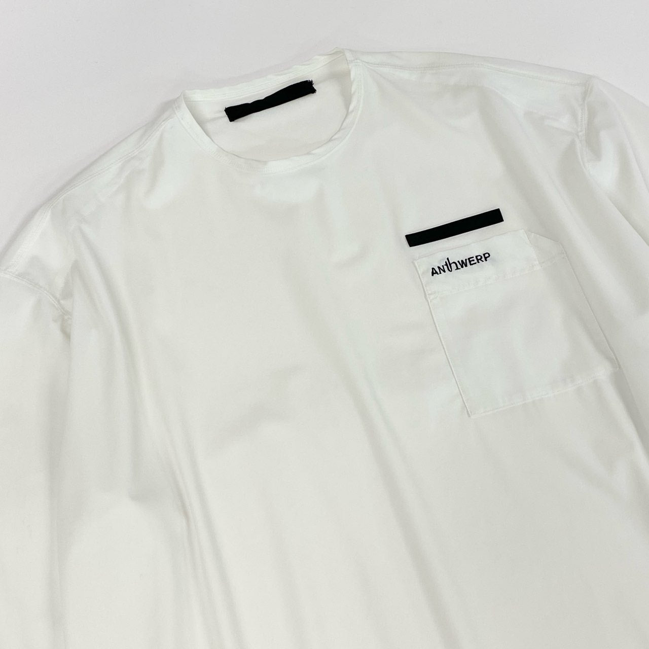 61g4 【美品】th Prodcuts TARO HORIUCHI 半袖Tシャツ ANTHWERP オーバーサイズシャツ サイズ2 ホワイト メンズ
