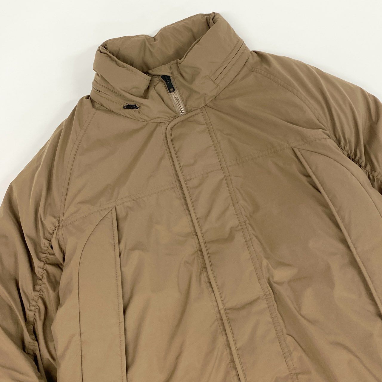 24f18 《未使用保管品》タグ付 定価\68,000 CANTERBURY カンタベリー DEFENDER PUFF COAT 中綿ジャケット コート HTM7150 1 ブラウン系 メンズ