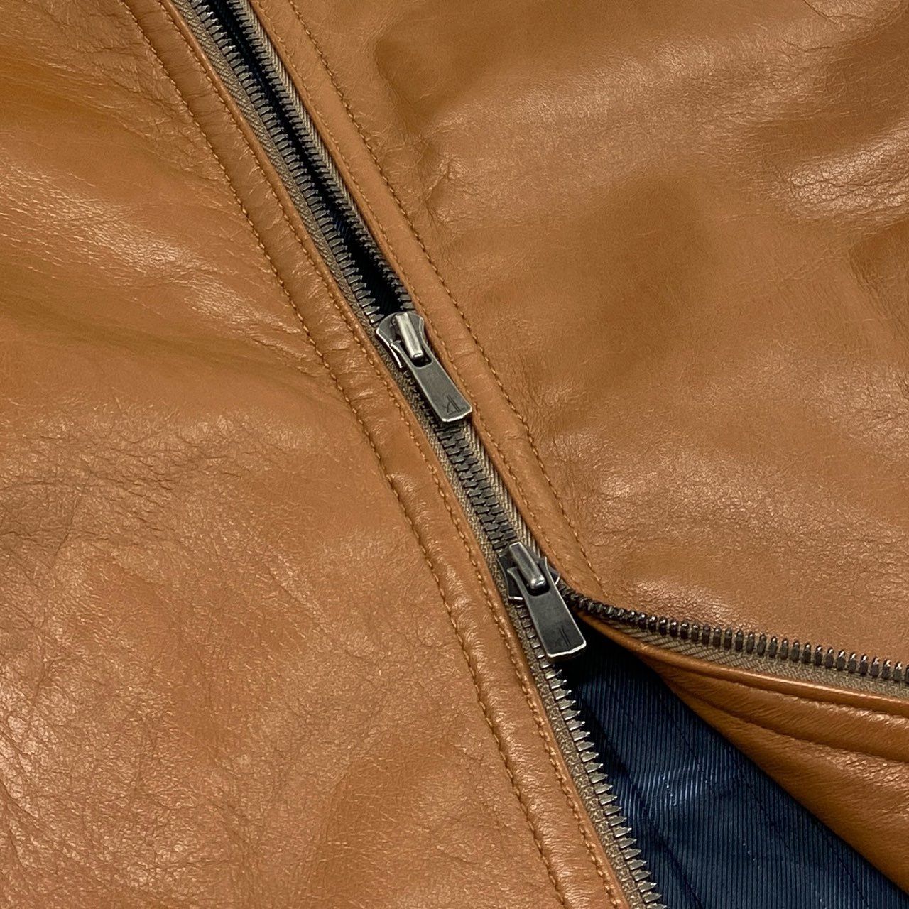 37f24 MEN’S BIGI メンズビギ レザージャケット シングルレザー 革ジャン 羊革 ラムレザー メンズ アウター MO143LJM01 02 ブラウン